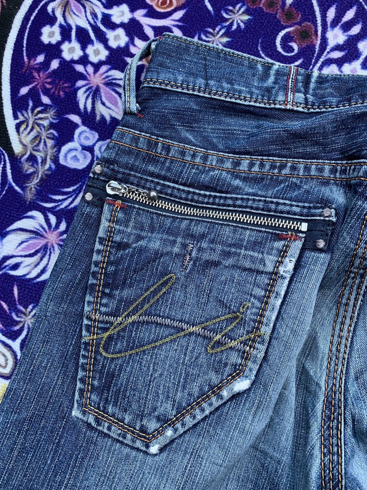 Libero Liberto Faded Wash Denim Size US 32 / EU 48 - 14 Thumbnail