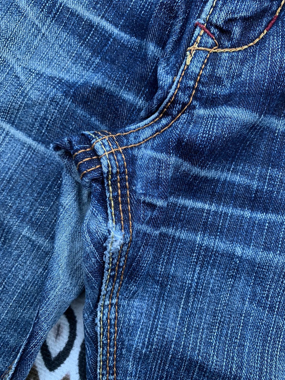 Libero Liberto Faded Wash Denim Size US 32 / EU 48 - 3 Thumbnail