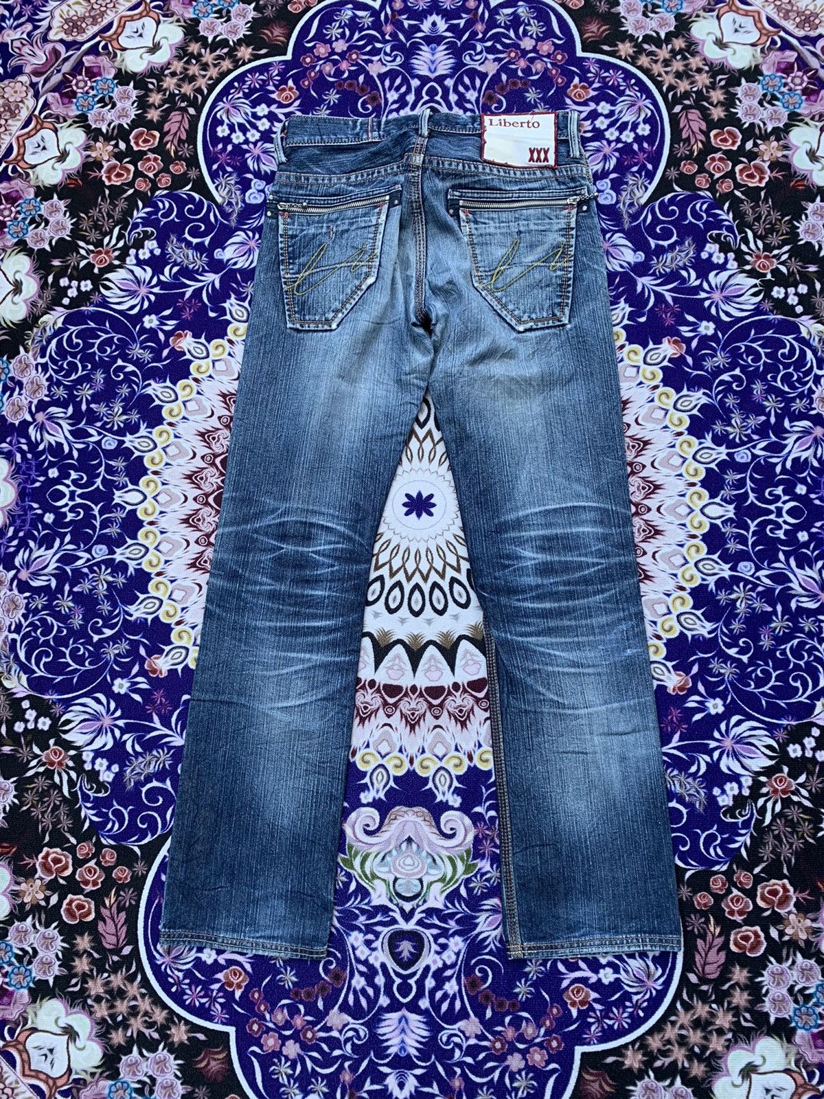 Libero Liberto Faded Wash Denim Size US 32 / EU 48 - 11 Thumbnail