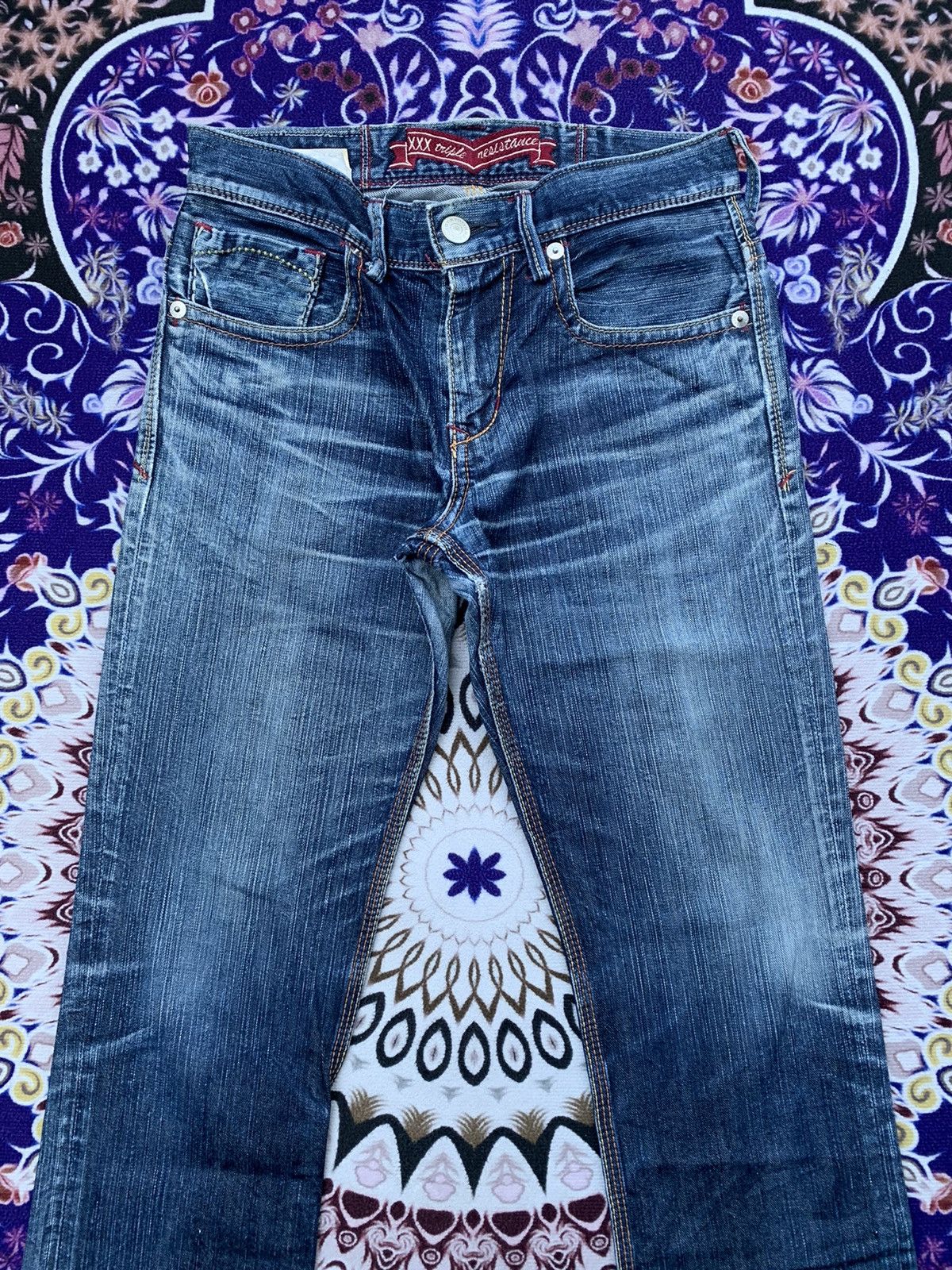 Libero Liberto Faded Wash Denim Size US 32 / EU 48 - 2 Thumbnail