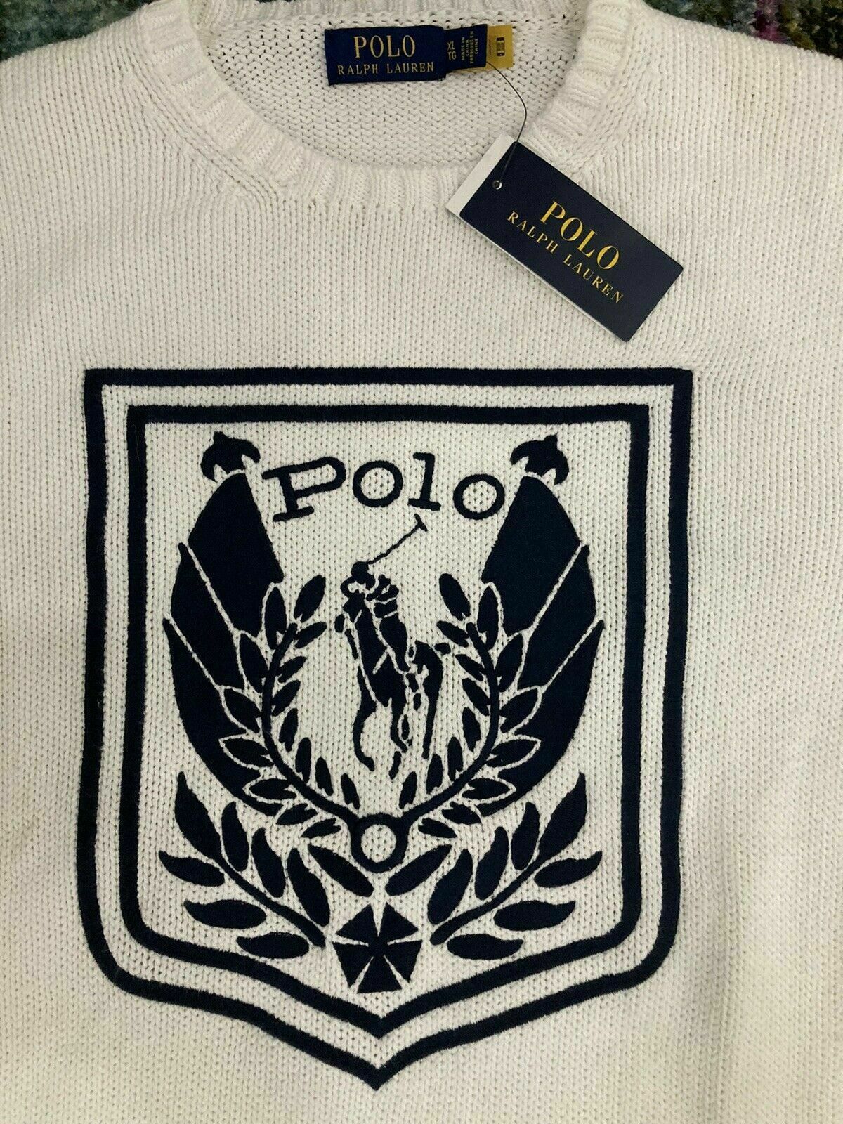 Polo Ralph Lauren Polo Ralph Lauren UNI Crest Knit Sweater And Jacket Set XXL Size US XXL / EU 58 / 5 - 6 Thumbnail
