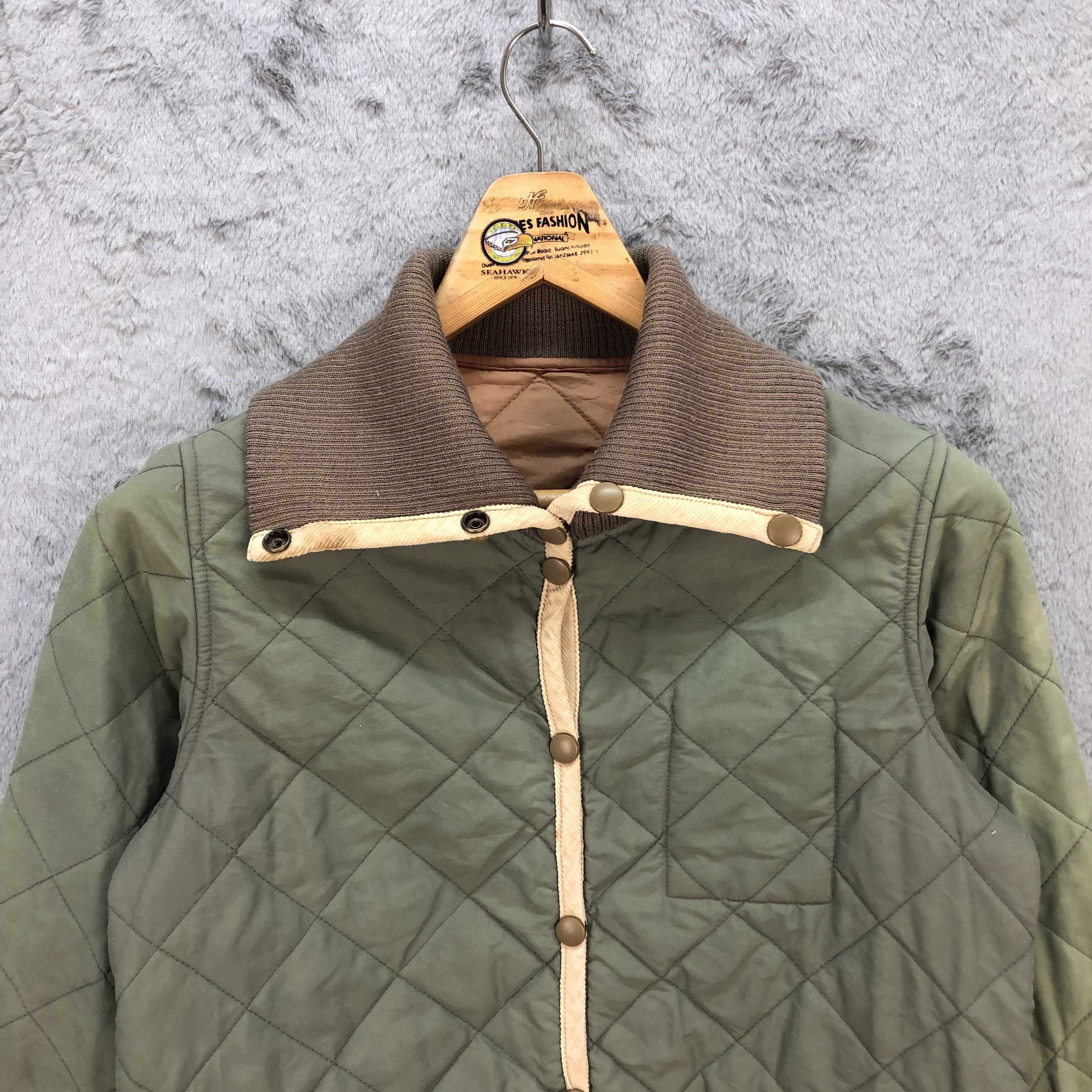 Japanese Brand EHEREE ETHA REVERSIBLE QUILTED JACKET NICE DESIGN #5556-197 Size US S / EU 44-46 / 1 - 2 Thumbnail