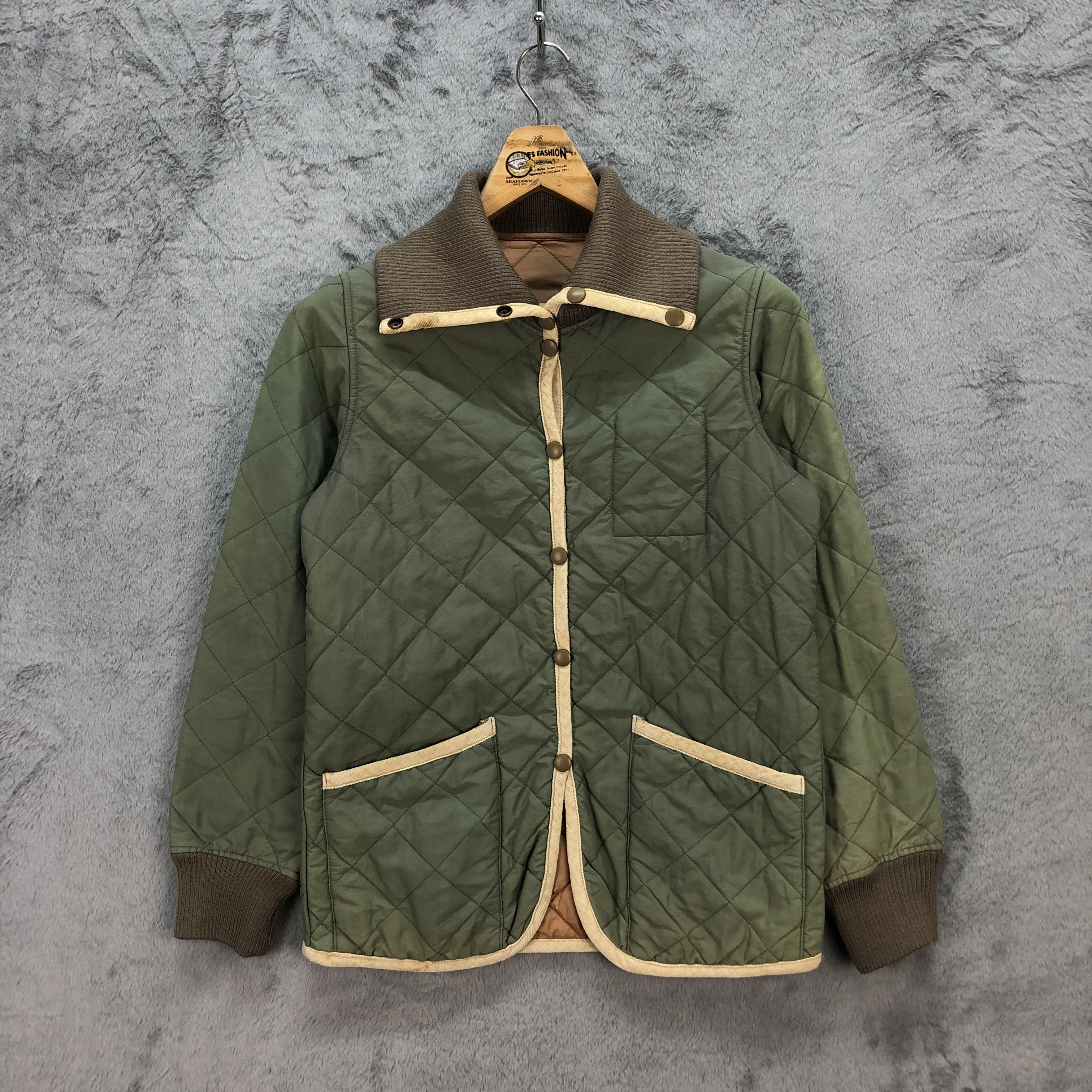 Japanese Brand EHEREE ETHA REVERSIBLE QUILTED JACKET NICE DESIGN #5556-197 Size US S / EU 44-46 / 1 - 1 Thumbnail