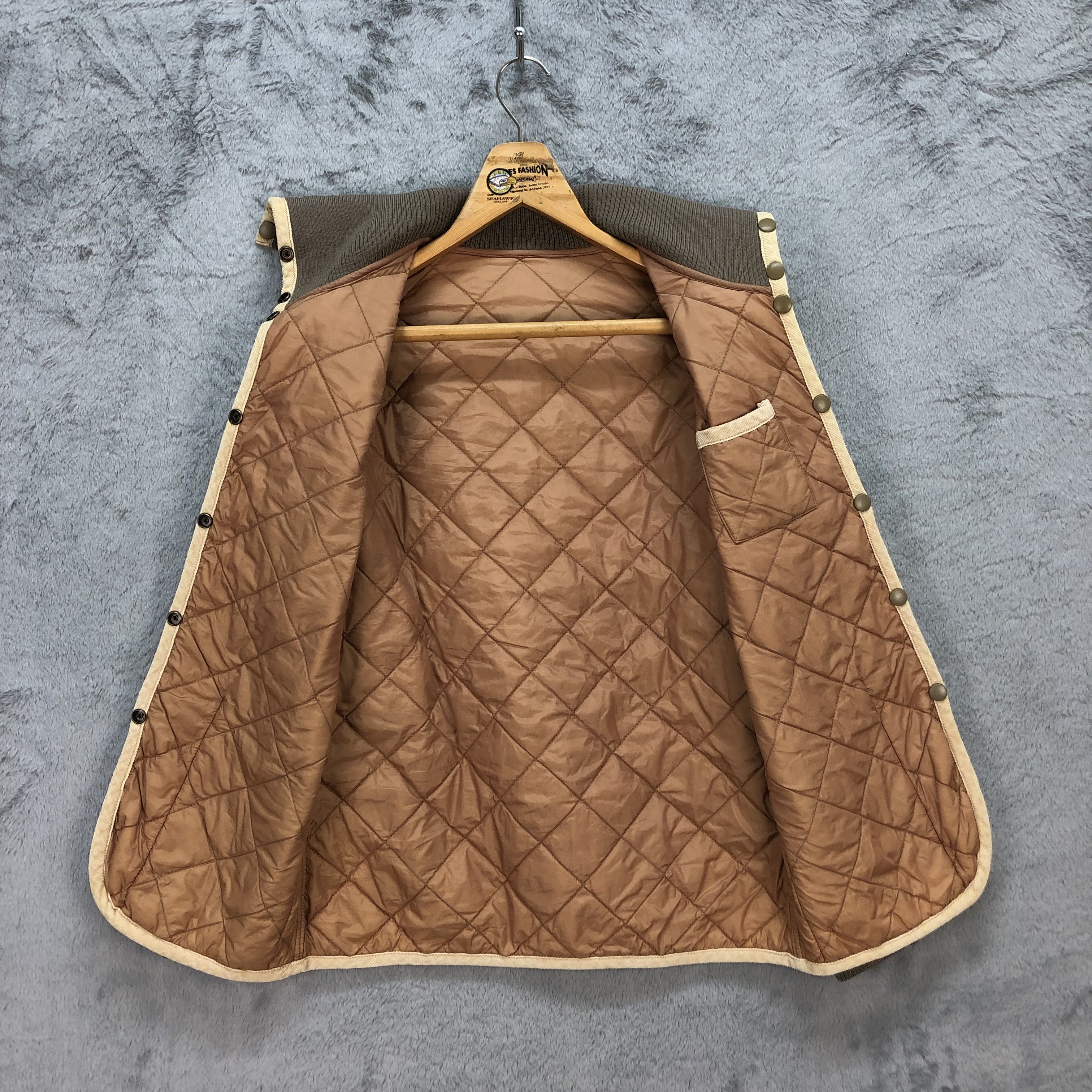 Japanese Brand EHEREE ETHA REVERSIBLE QUILTED JACKET NICE DESIGN #5556-197 Size US S / EU 44-46 / 1 - 9 Thumbnail