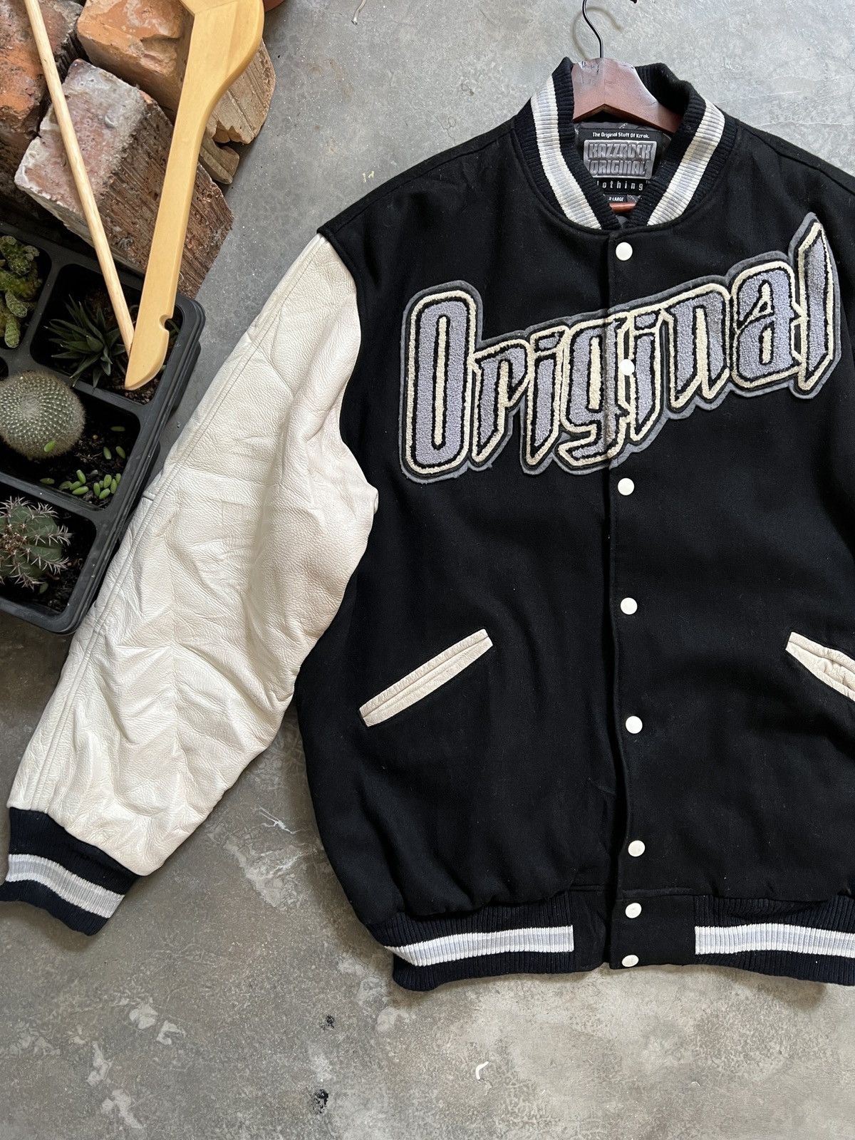 Vintage Vintage 🔥 Kazzrock Varsity Jacket Size US XL / EU 56 / 4 - 11 Thumbnail