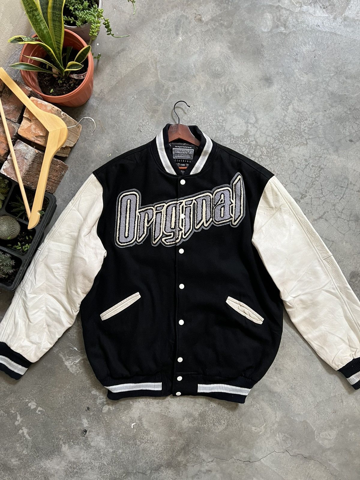 Vintage Vintage 🔥 Kazzrock Varsity Jacket Size US XL / EU 56 / 4 - 1 Thumbnail