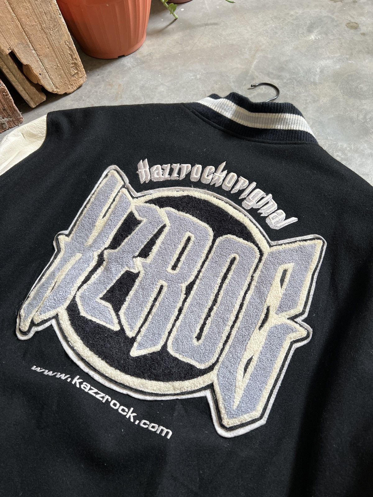 Vintage Vintage 🔥 Kazzrock Varsity Jacket Size US XL / EU 56 / 4 - 4 Thumbnail