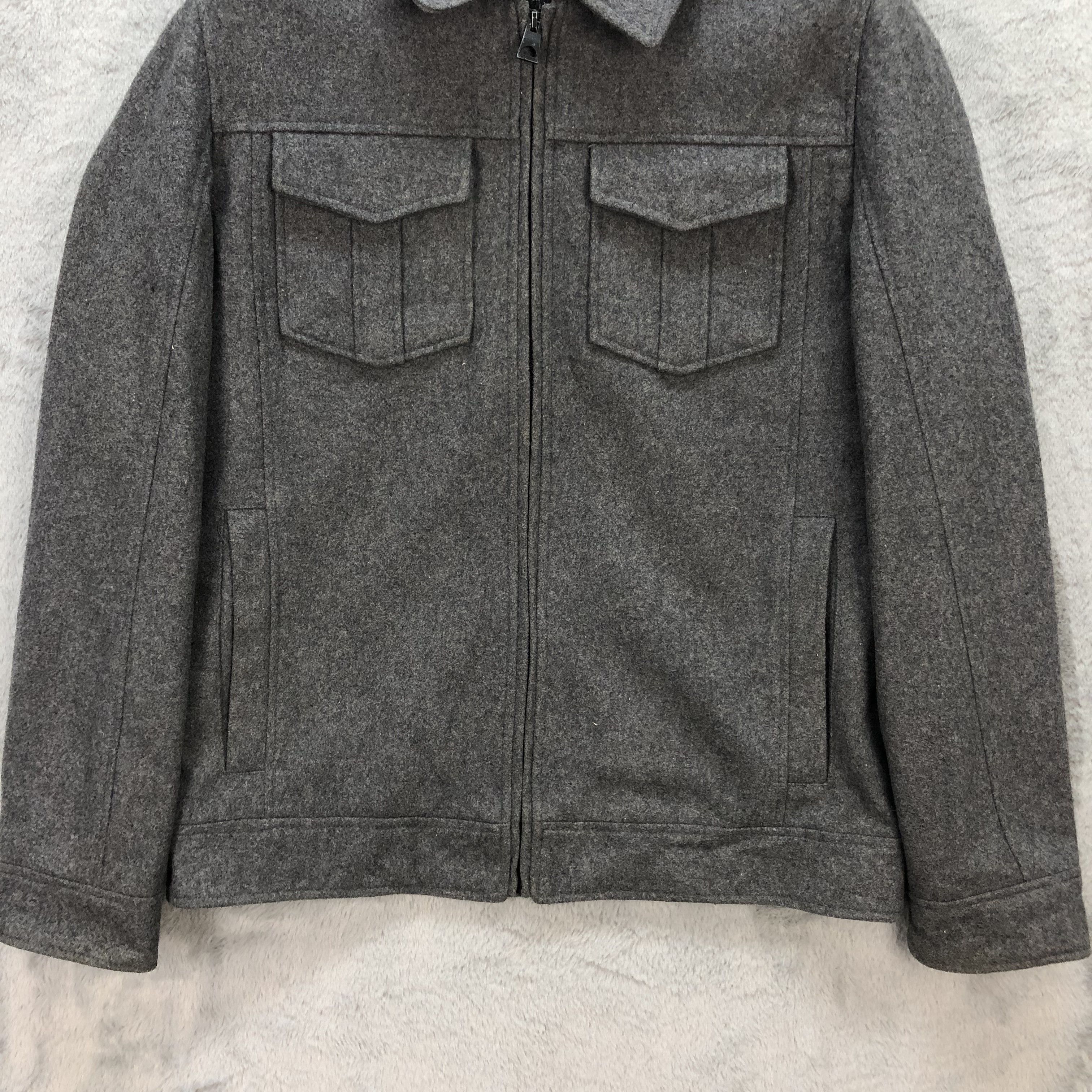 Guess GUESS DOUBLE ZIP FOUR POCKET WOOL HOODIE JACKET #5915-213 Size US S / EU 44-46 / 1 - 4 Thumbnail