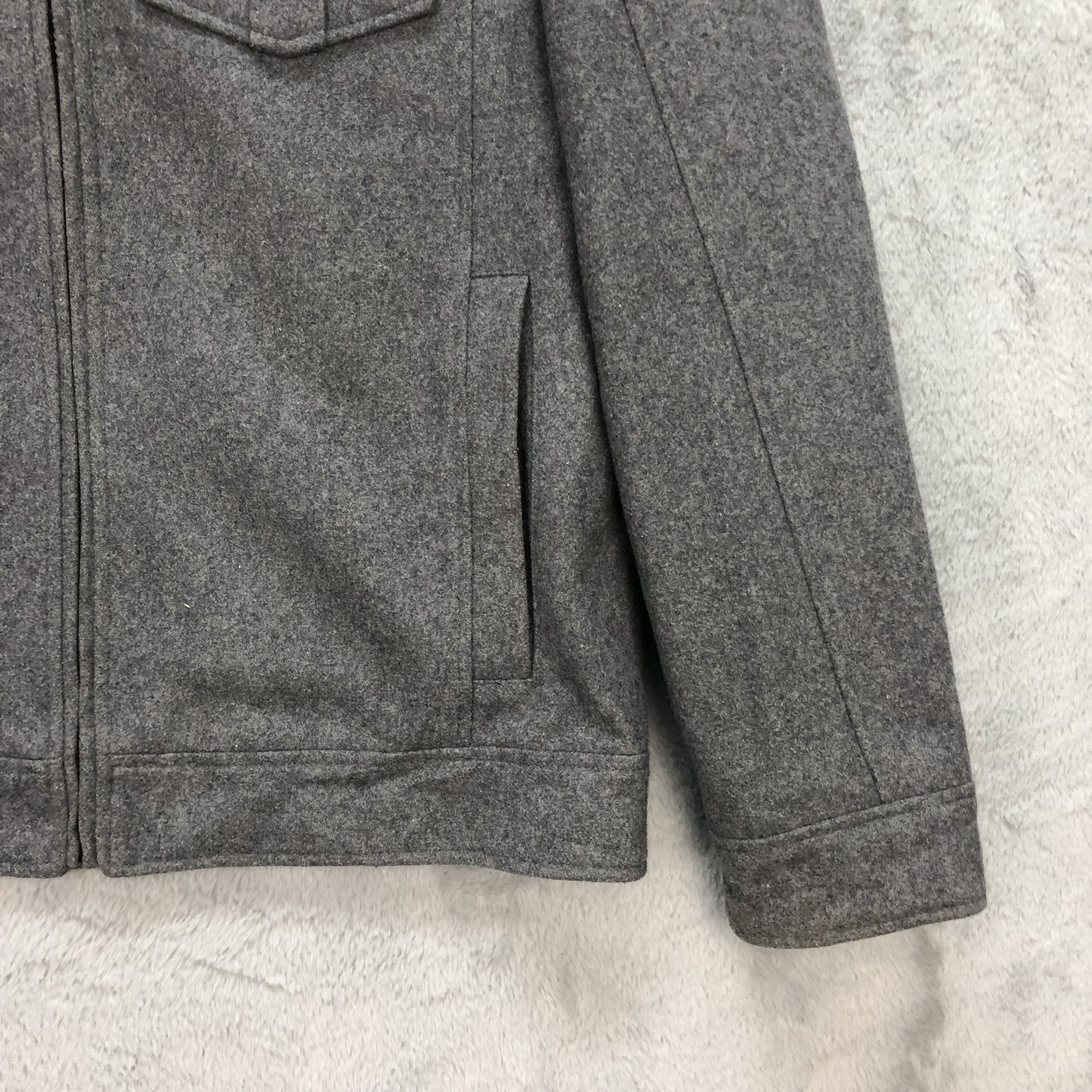 Guess GUESS DOUBLE ZIP FOUR POCKET WOOL HOODIE JACKET #5915-213 Size US S / EU 44-46 / 1 - 6 Thumbnail