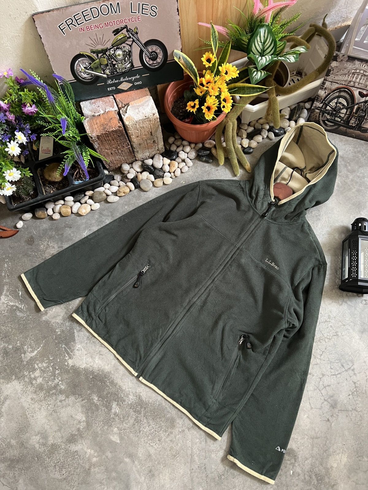 L.L. Bean × Polartec × Vintage Vintage 🖤 LL Bean Polartec Deep Pile Fleece Jacket Size US M / EU 48-50 / 2 - 19 Thumbnail
