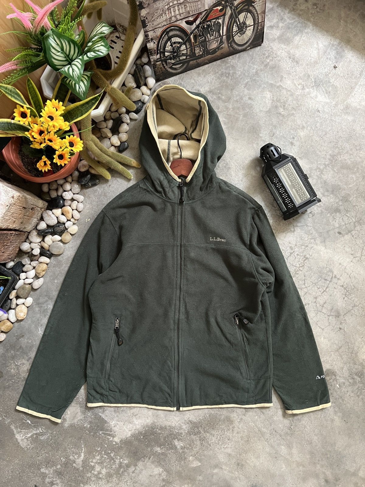L.L. Bean × Polartec × Vintage Vintage 🖤 LL Bean Polartec Deep Pile Fleece Jacket Size US M / EU 48-50 / 2 - 13 Thumbnail