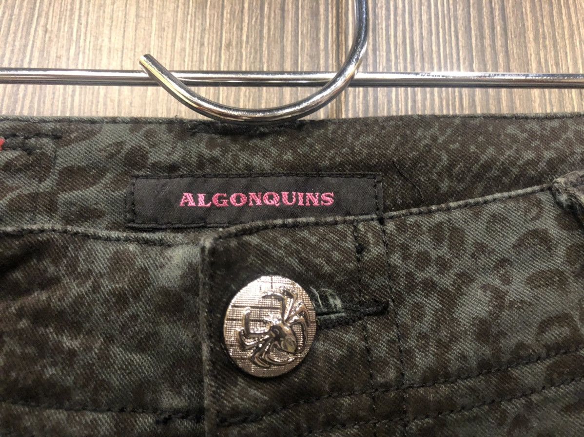 Hysteric Glamour × If Six Was Nine × Japanese Brand ALGONQUINS punk style zipper chain SNAKE SKIN pattern Size US 29 - 3 Thumbnail