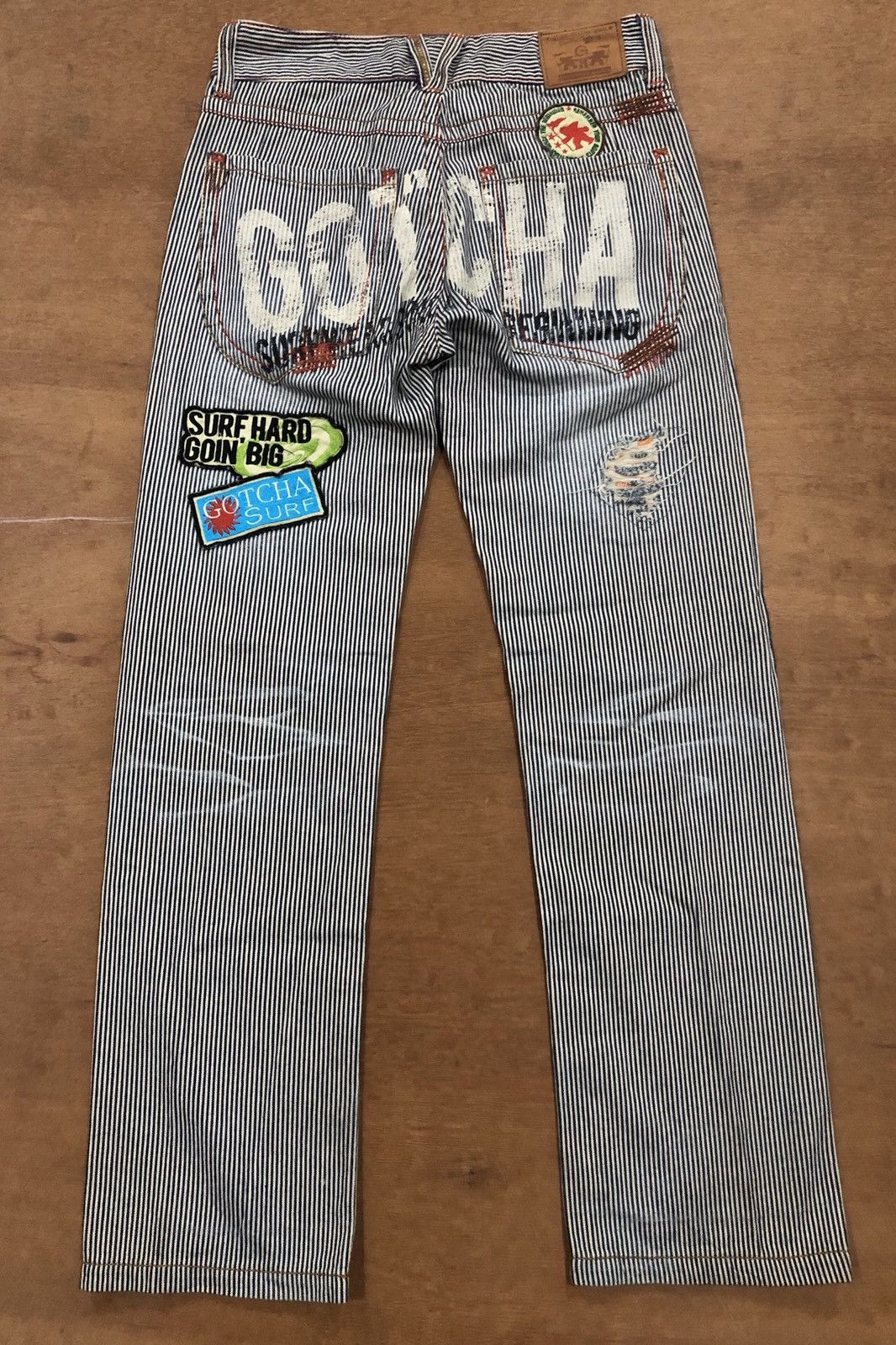 Gotcha GOTCHA denim casual pants patches Size US 30 / EU 46 - 10 Thumbnail