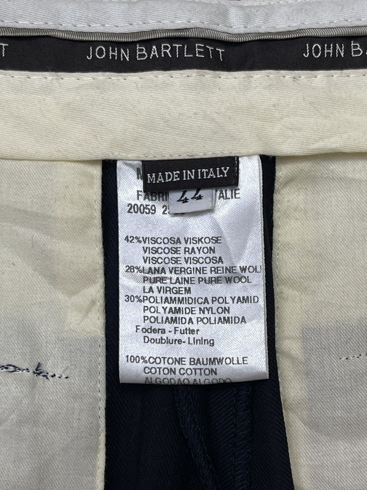 John Bartlett John Bartlett Rayon Navy Blue Trousers/Pants Size US 33 - 10 Thumbnail