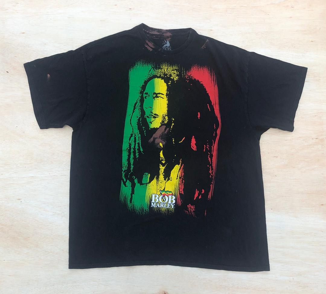 image of Bob Marley in Black, Men's (Size 2XL)