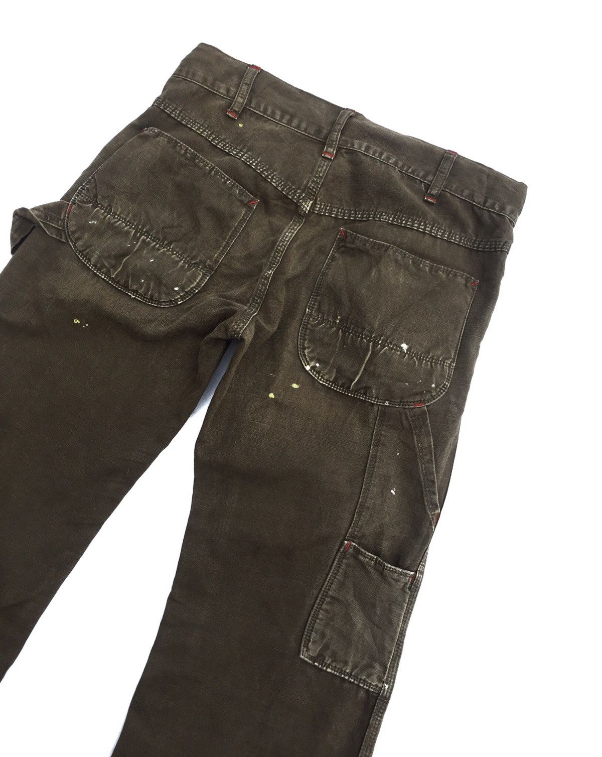 Japanese Brand KAWARAMACHI DENIME & DUNGAREE CARPENTER PAINT SPLATTED PANTS Size US 32 / EU 48 - 6 Thumbnail