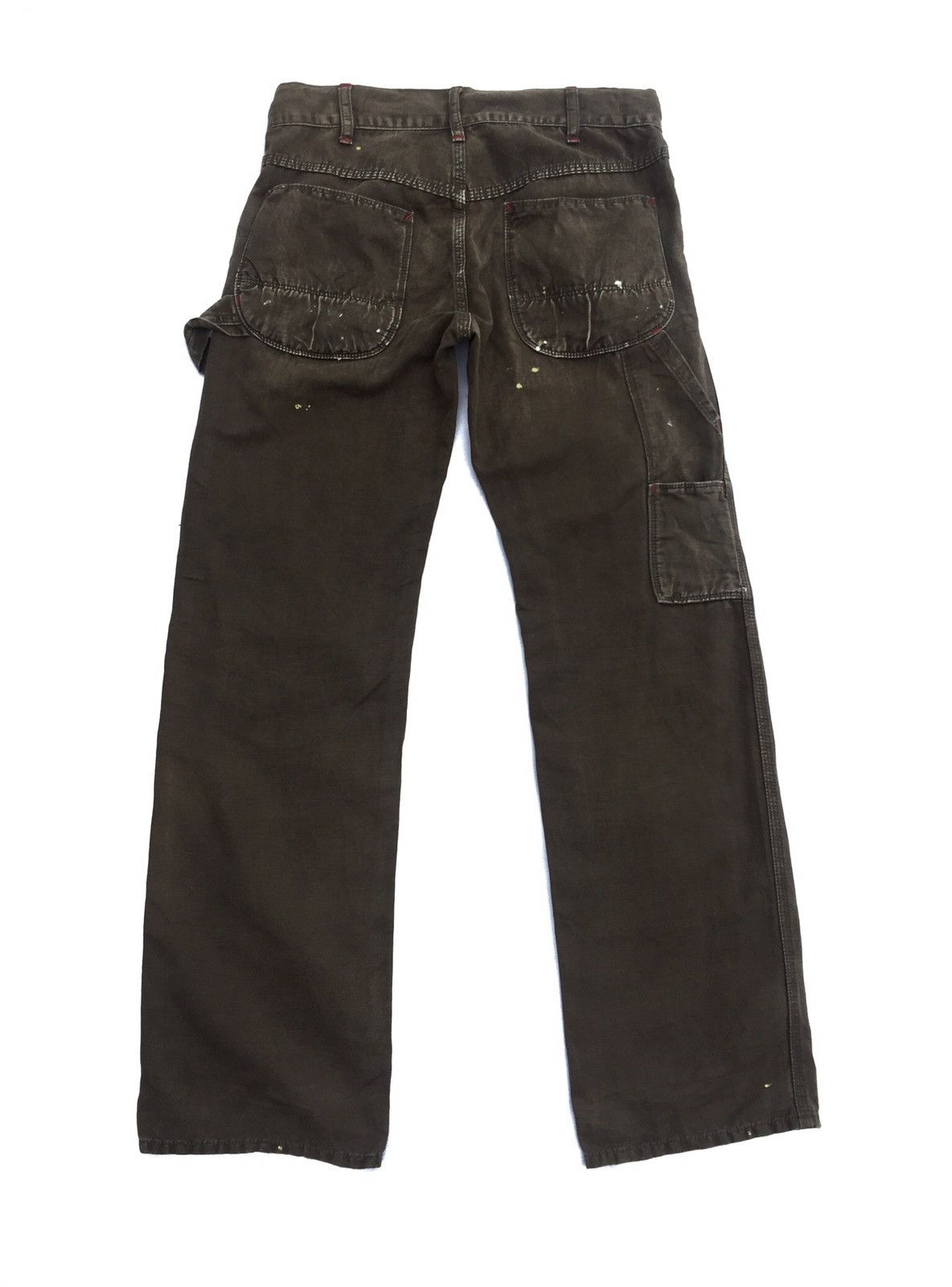 Japanese Brand KAWARAMACHI DENIME & DUNGAREE CARPENTER PAINT SPLATTED PANTS Size US 32 / EU 48 - 2 Thumbnail