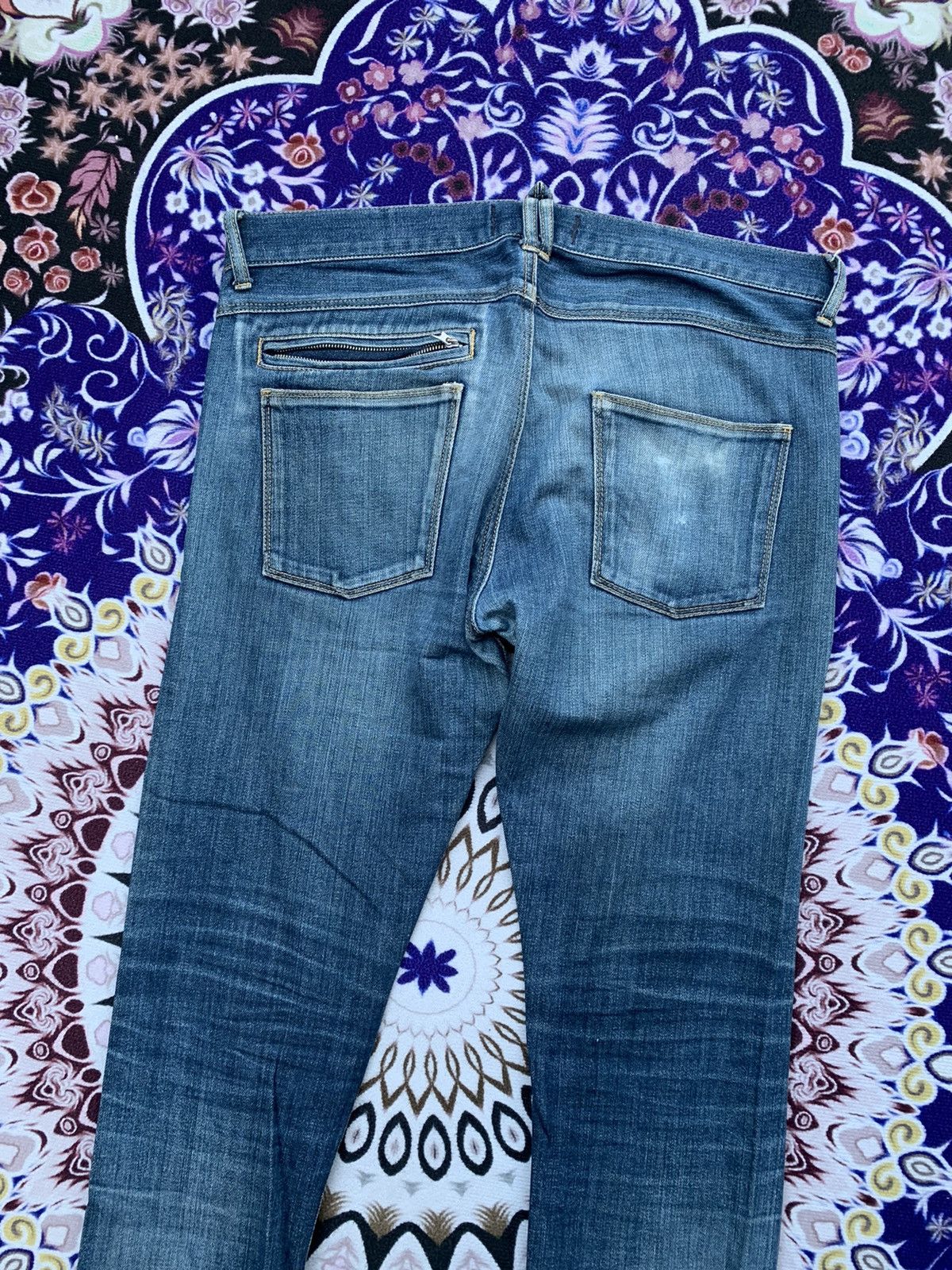 Japanese Brand Nano Universe Slim Fit Denim Size US 35 - 10 Thumbnail