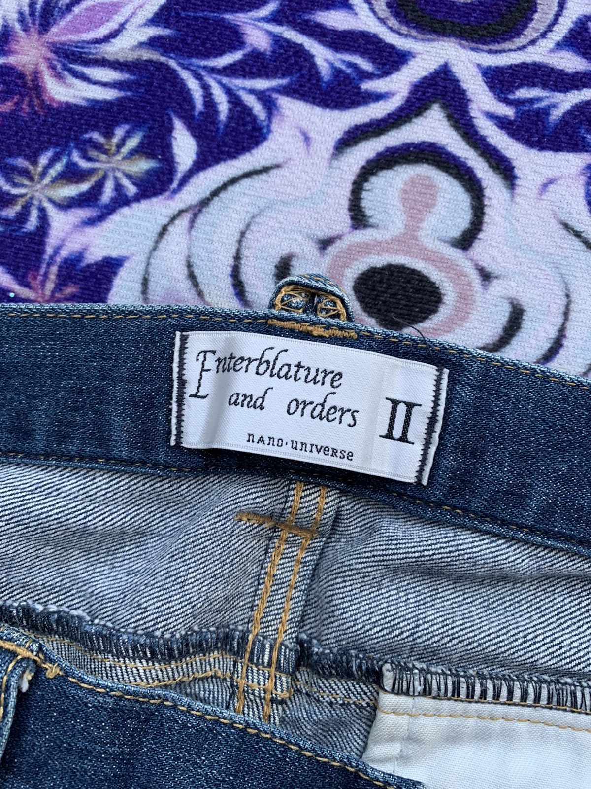 Japanese Brand Nano Universe Slim Fit Denim Size US 35 - 6 Thumbnail