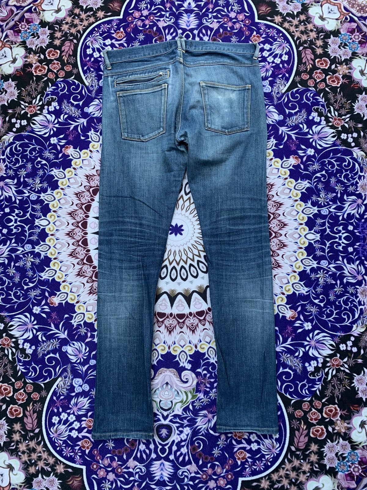 Japanese Brand Nano Universe Slim Fit Denim Size US 35 - 9 Thumbnail