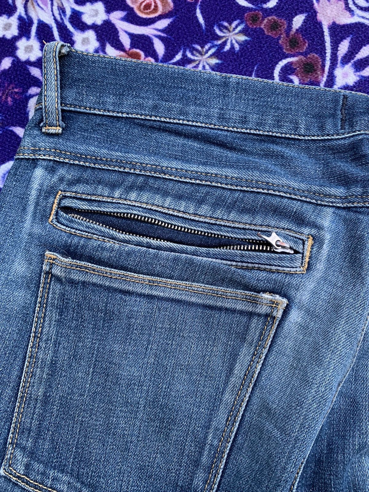 Japanese Brand Nano Universe Slim Fit Denim Size US 35 - 11 Thumbnail