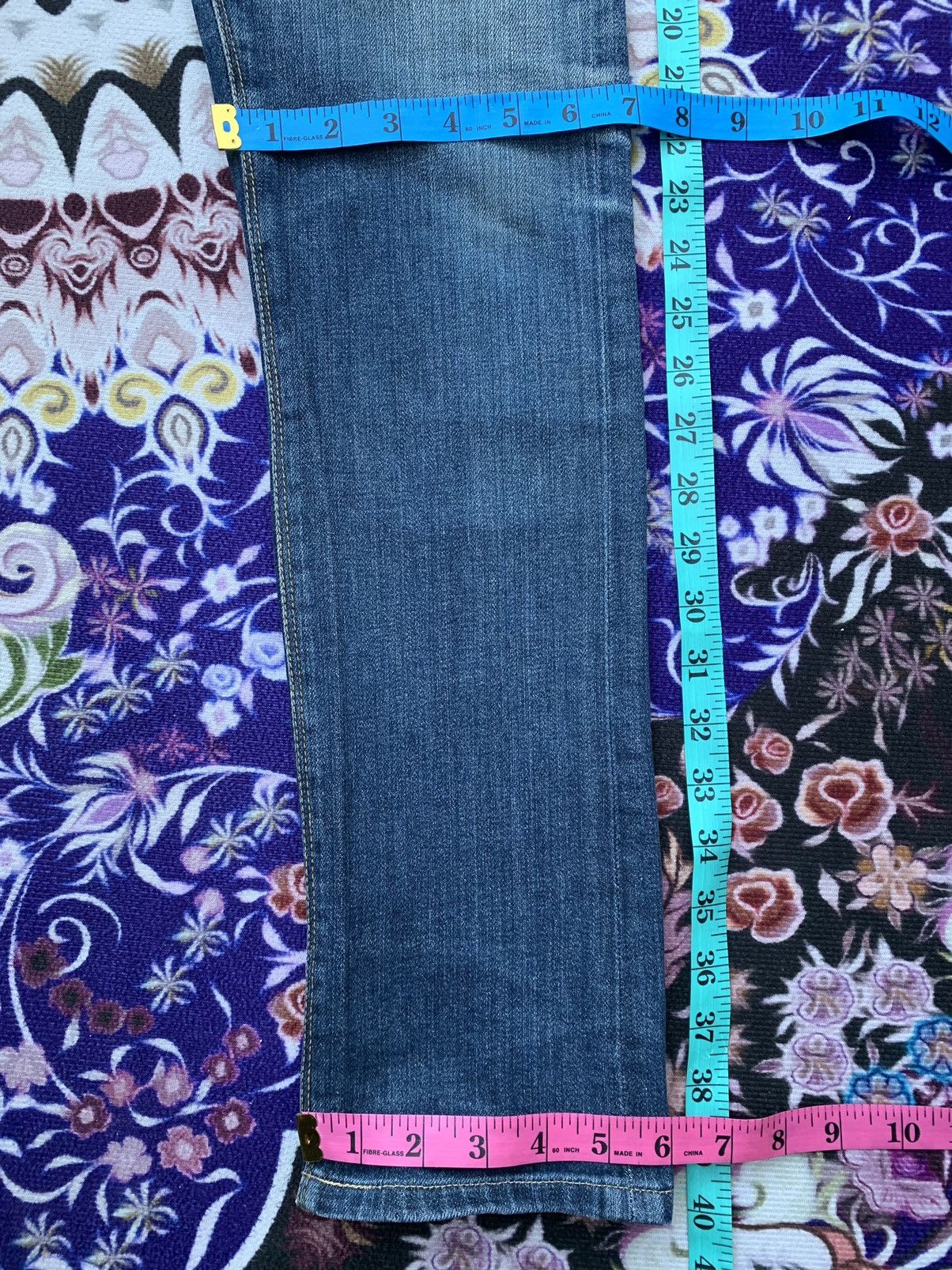 Japanese Brand Nano Universe Slim Fit Denim Size US 35 - 13 Thumbnail