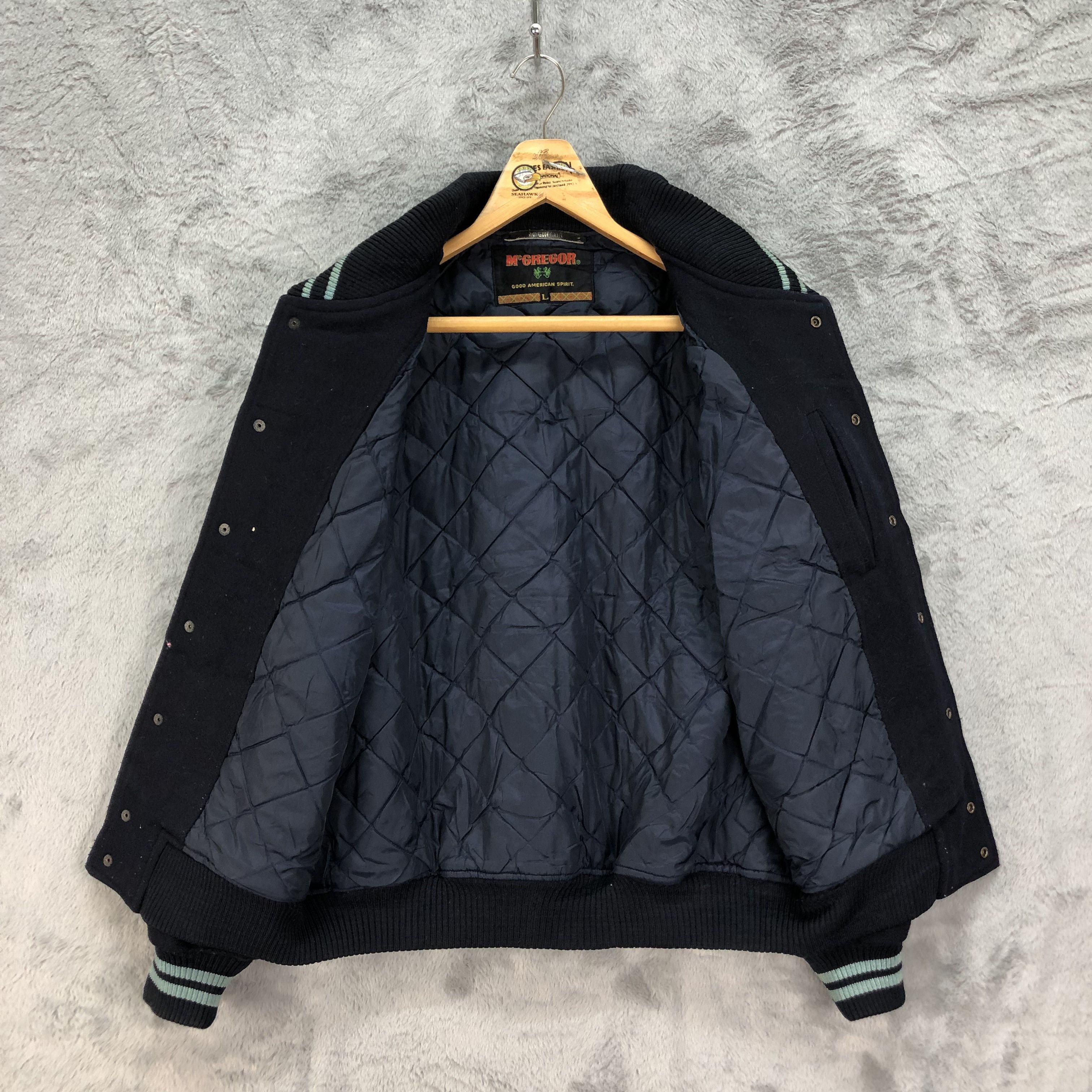 McGregor Mcgregor Good American Spirit Wool Leather Varsity #4807-171 Size US L / EU 52-54 / 3 - 10 Thumbnail