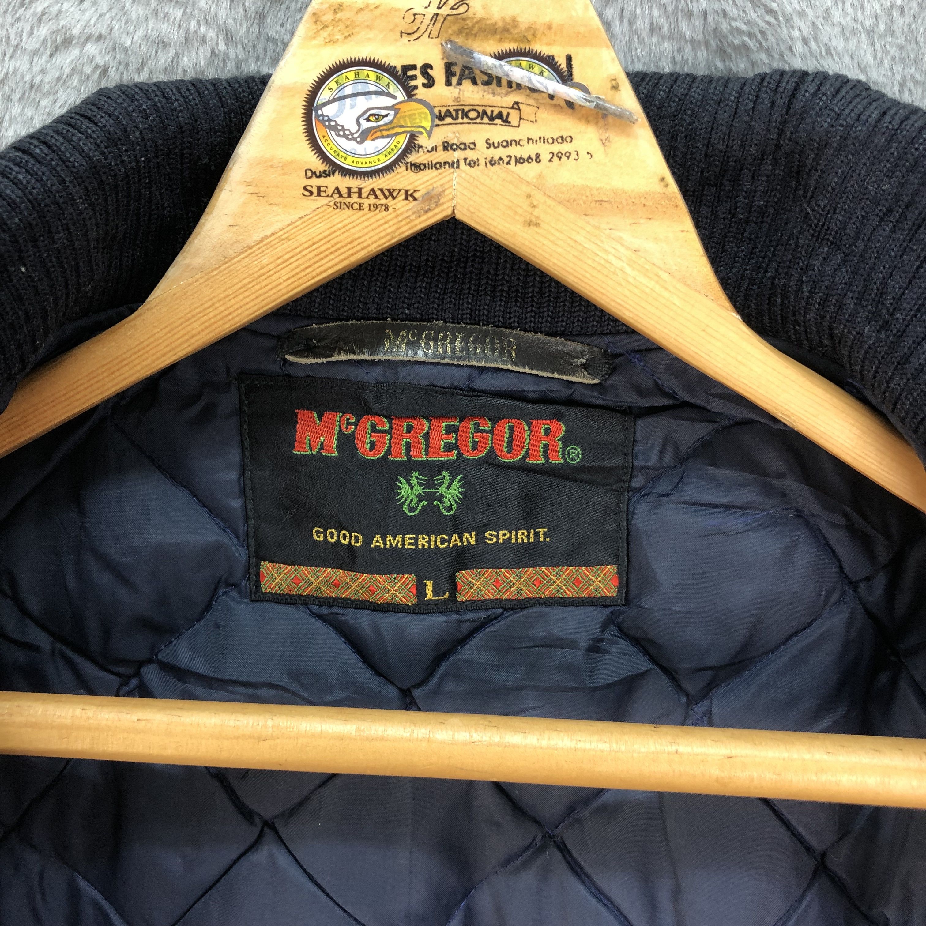 McGregor Mcgregor Good American Spirit Wool Leather Varsity #4807-171 Size US L / EU 52-54 / 3 - 11 Thumbnail