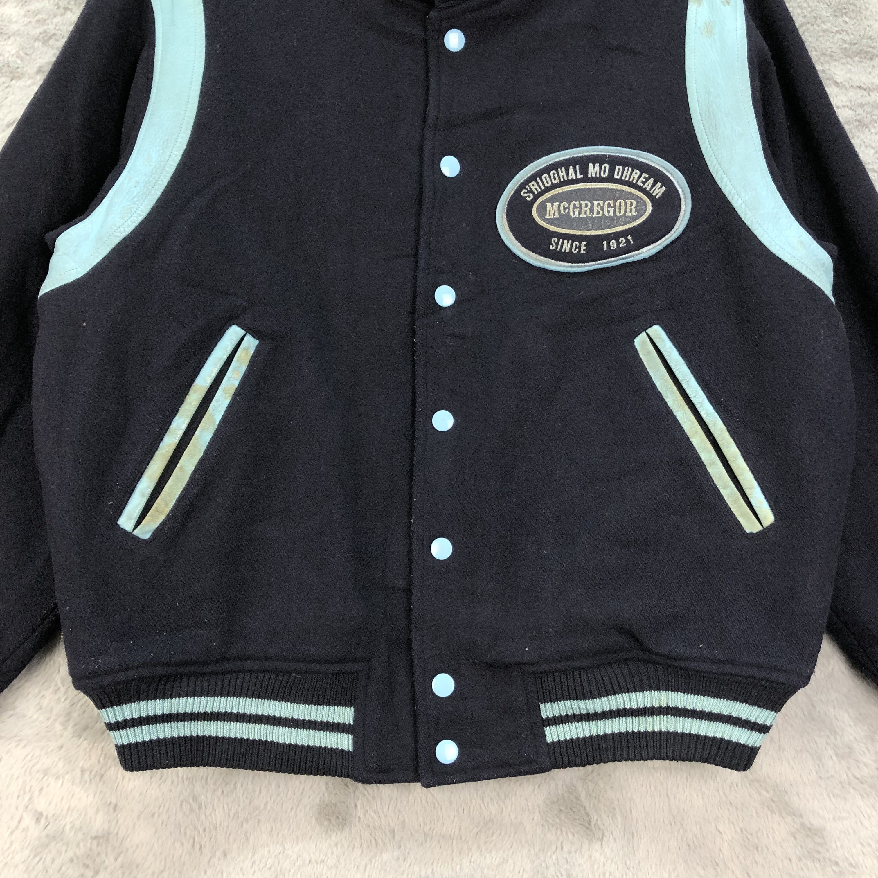 McGregor Mcgregor Good American Spirit Wool Leather Varsity #4807-171 Size US L / EU 52-54 / 3 - 5 Thumbnail
