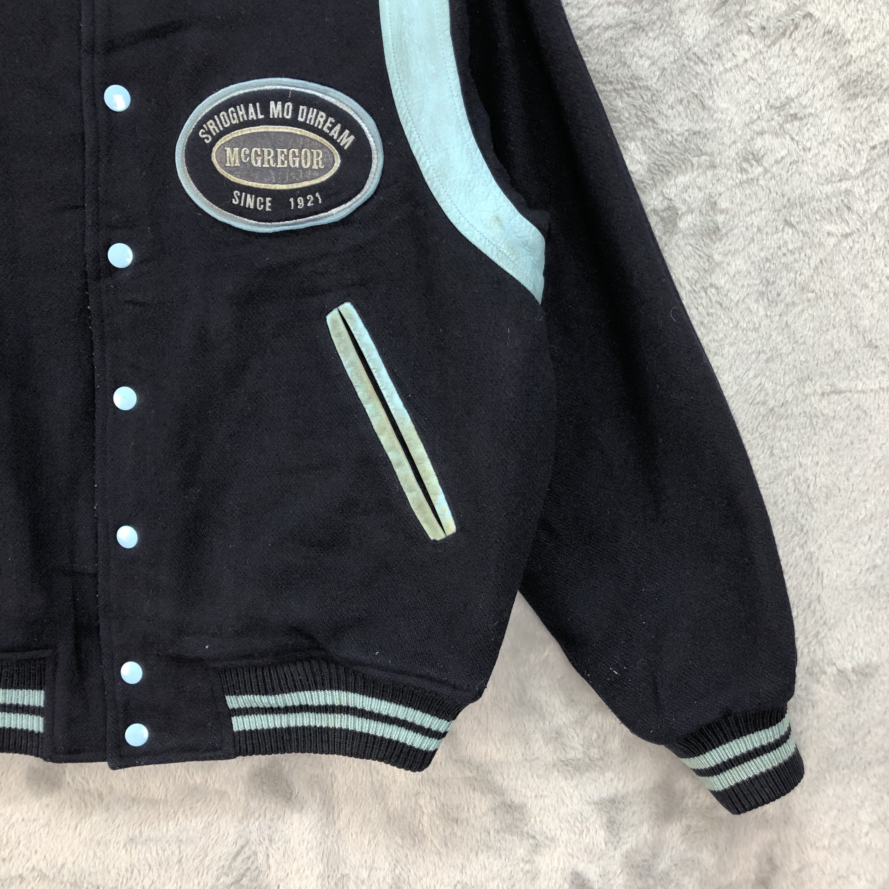 McGregor Mcgregor Good American Spirit Wool Leather Varsity #4807-171 Size US L / EU 52-54 / 3 - 8 Thumbnail