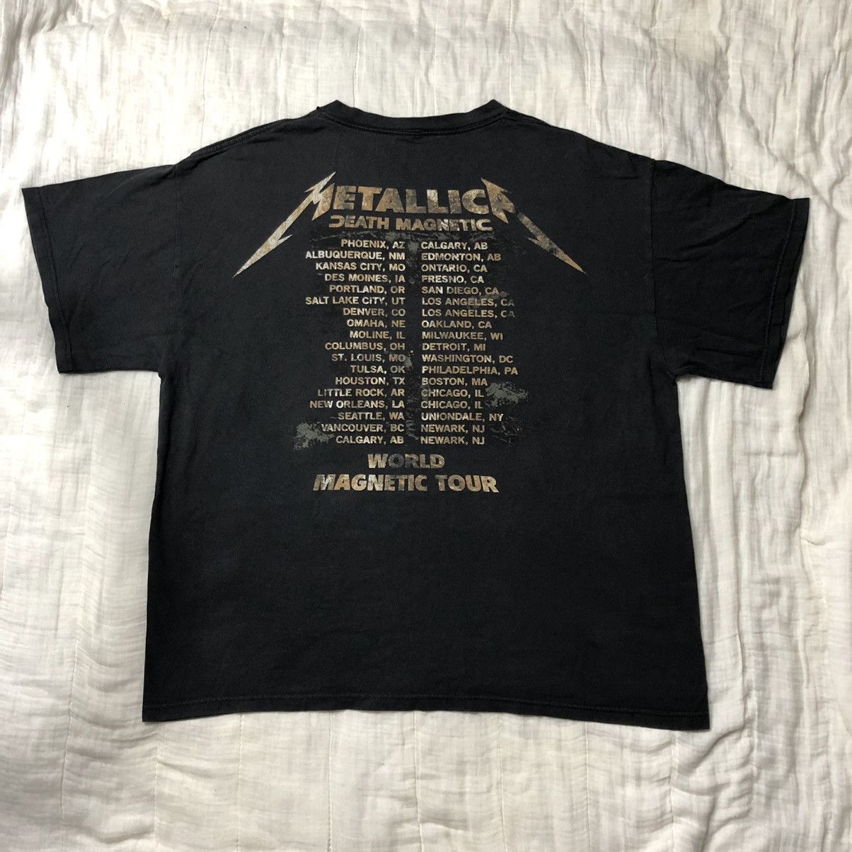 Band Tees Metallica World Magnetic Tour T Shirt Size US L / EU 52-54 / 3 - 3 Thumbnail