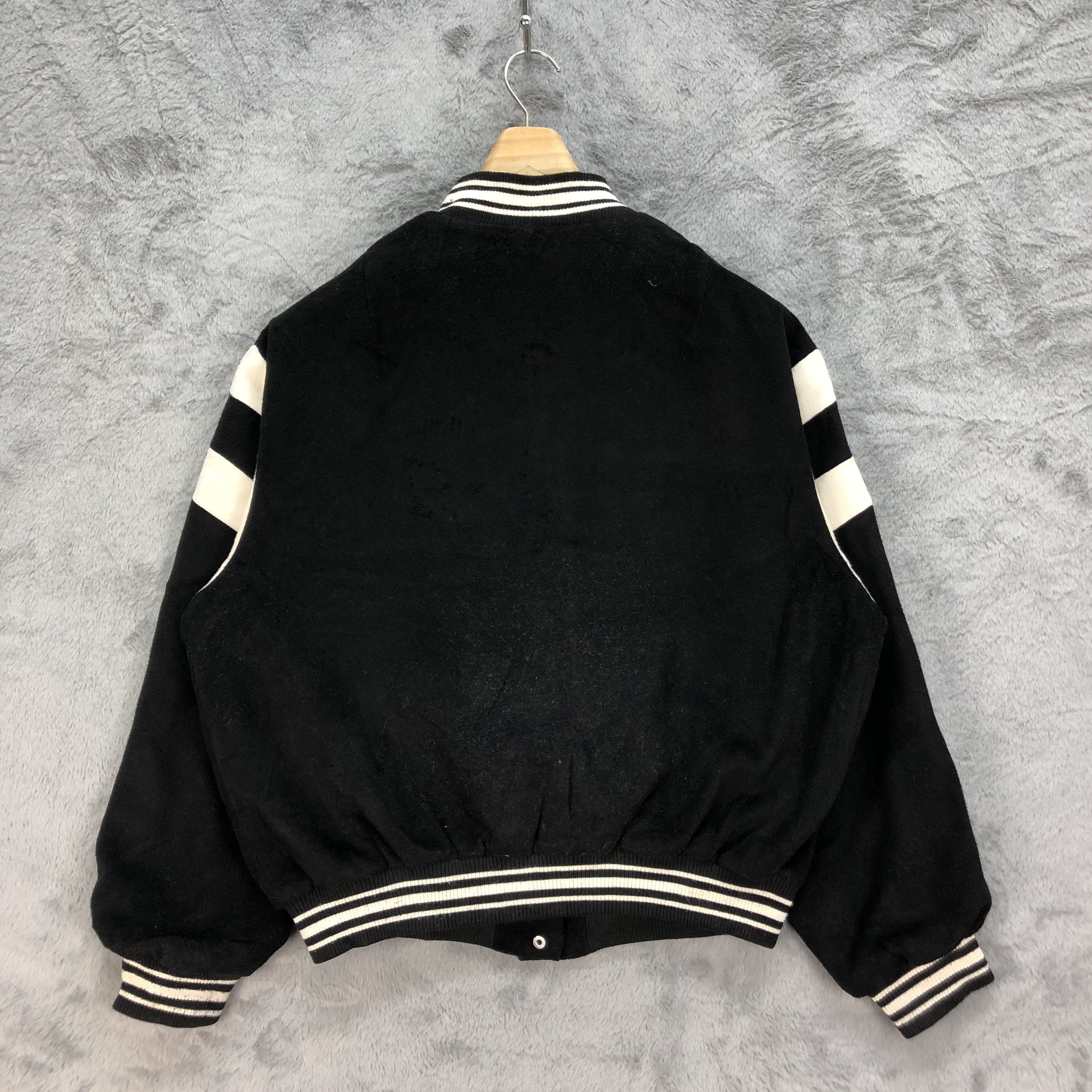 Japanese Brand REPIPI ARMARIO Wool Varsity Jacket #4836-173 Size M / US 6-8 / IT 42-44 - 11 Thumbnail