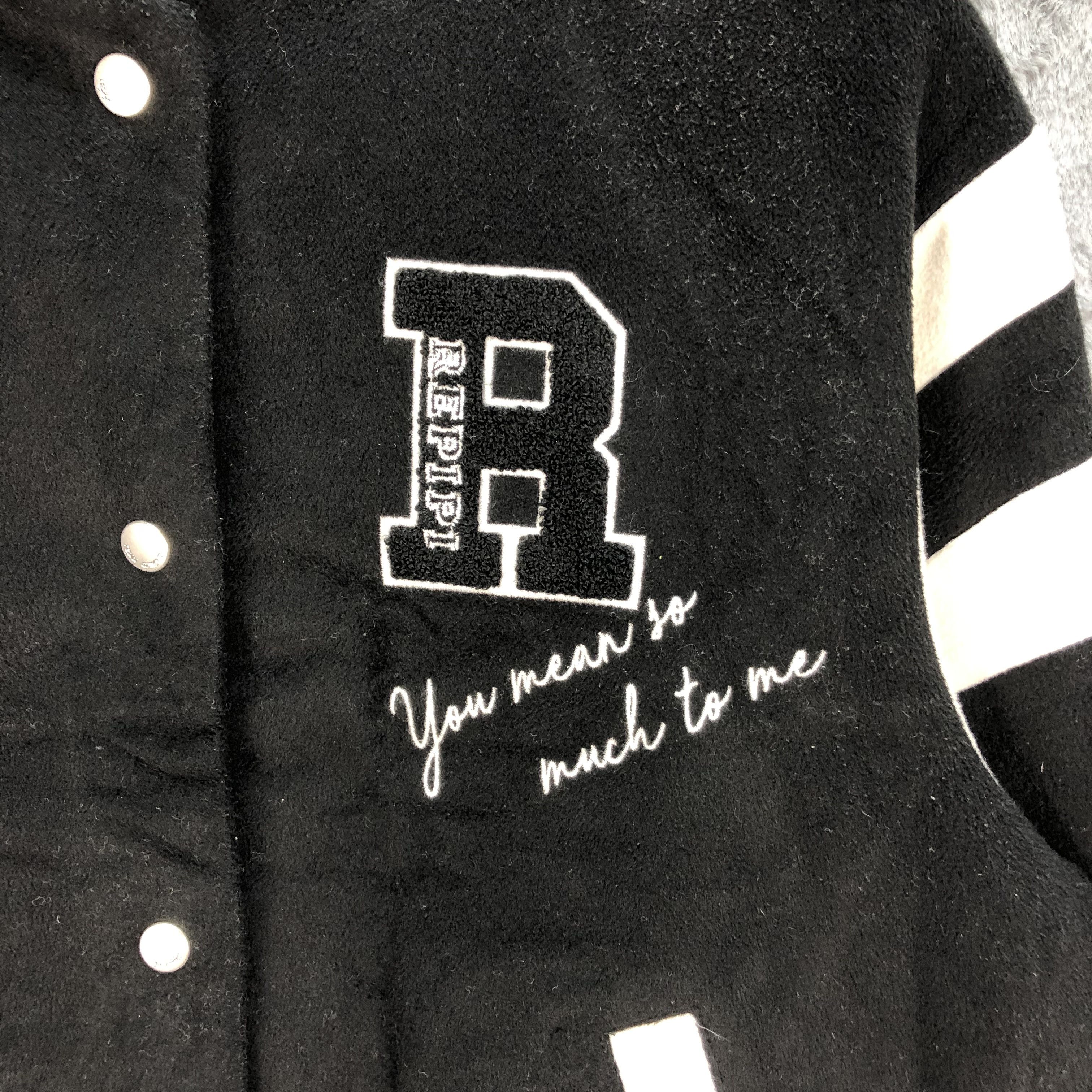 Japanese Brand REPIPI ARMARIO Wool Varsity Jacket #4836-173 Size M / US 6-8 / IT 42-44 - 3 Thumbnail