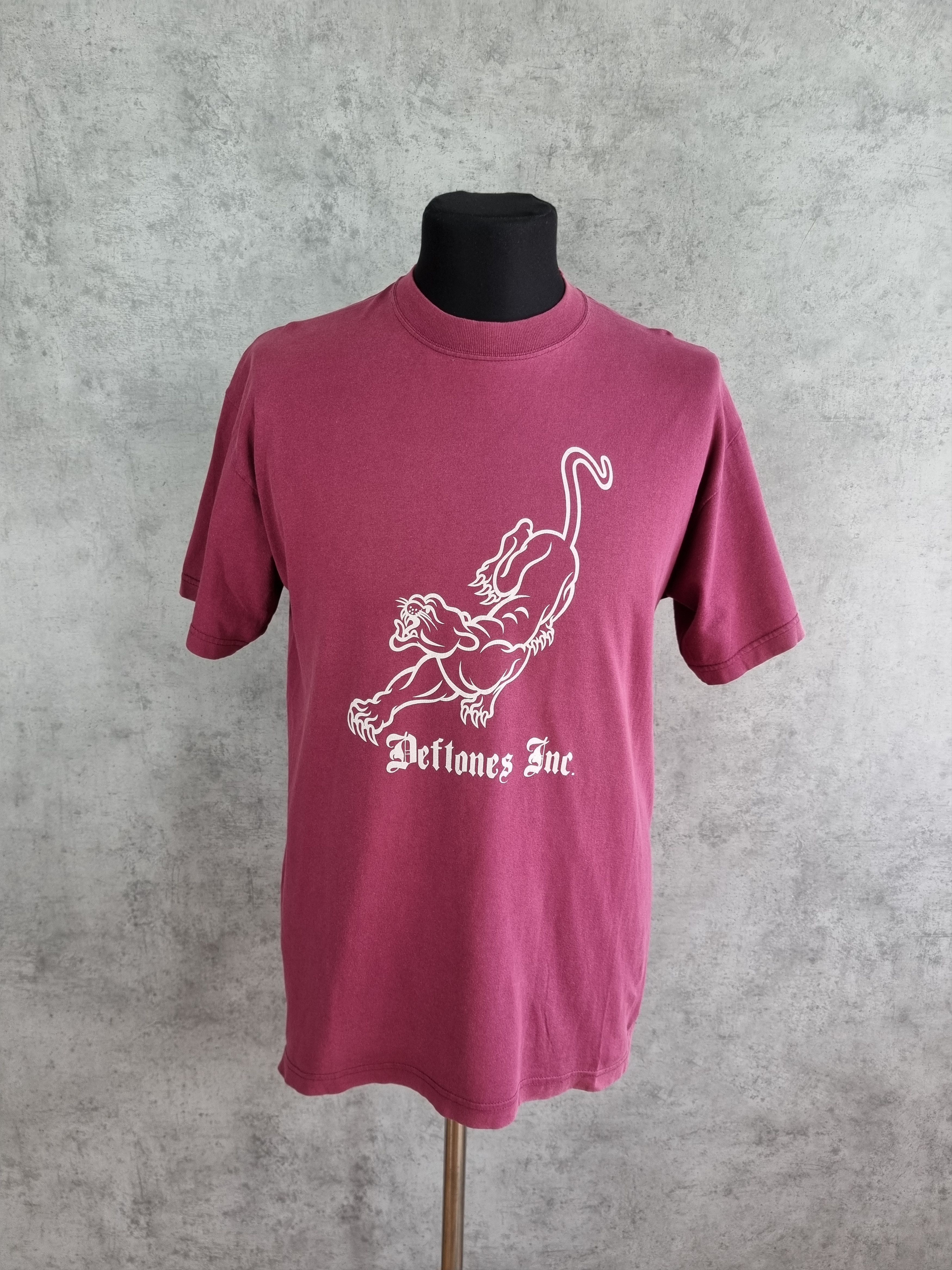 Band Tees Rare Thrashed Faded Vintage Deftones Inc tee shirt Size US L / EU 52-54 / 3 - 3 Thumbnail