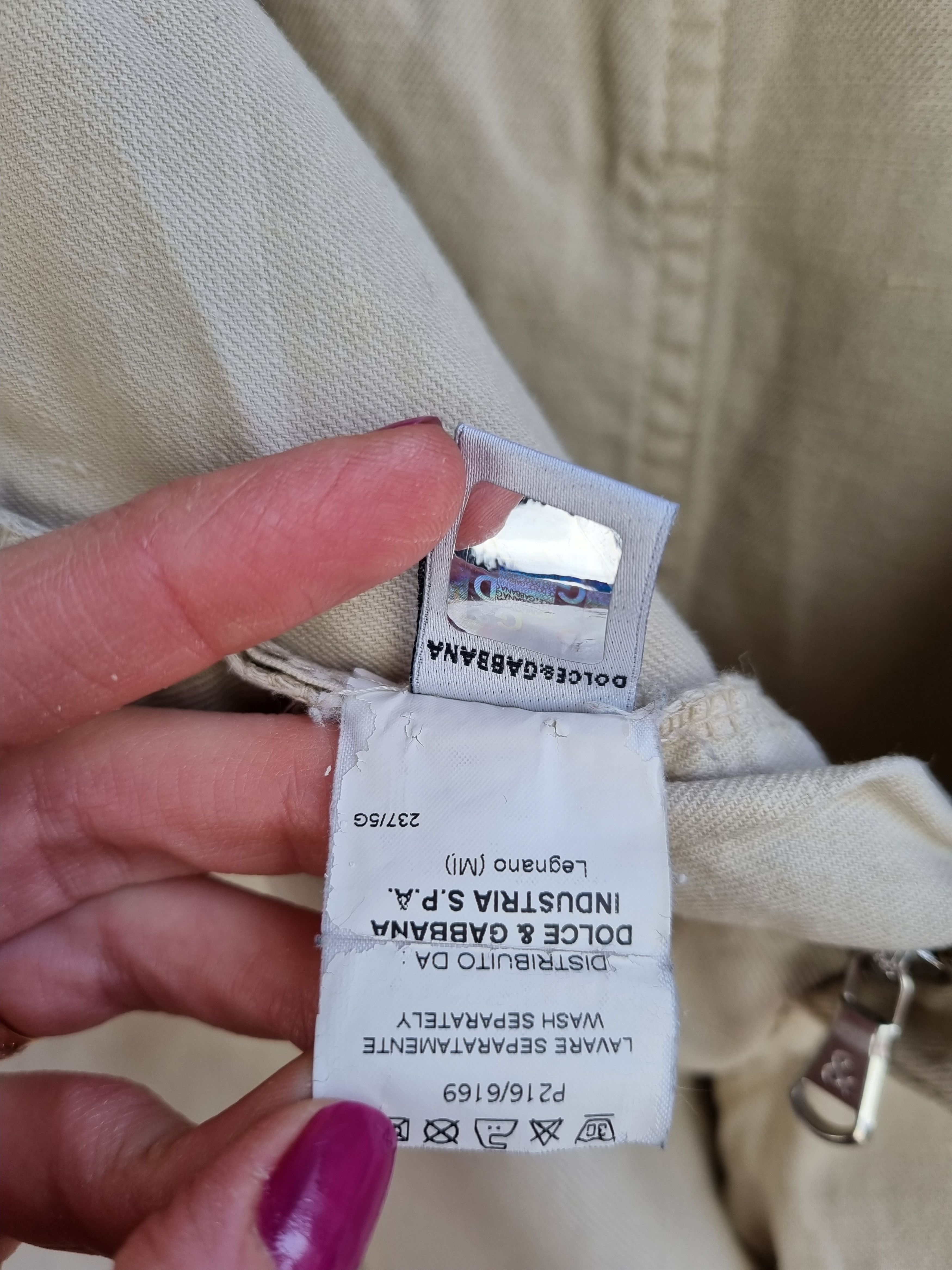 Dolce & Gabbana × Vintage Linen Summer Relaxed Fit Pant by Dolce & Gabbana Size US 32 / EU 48 - 3 Thumbnail