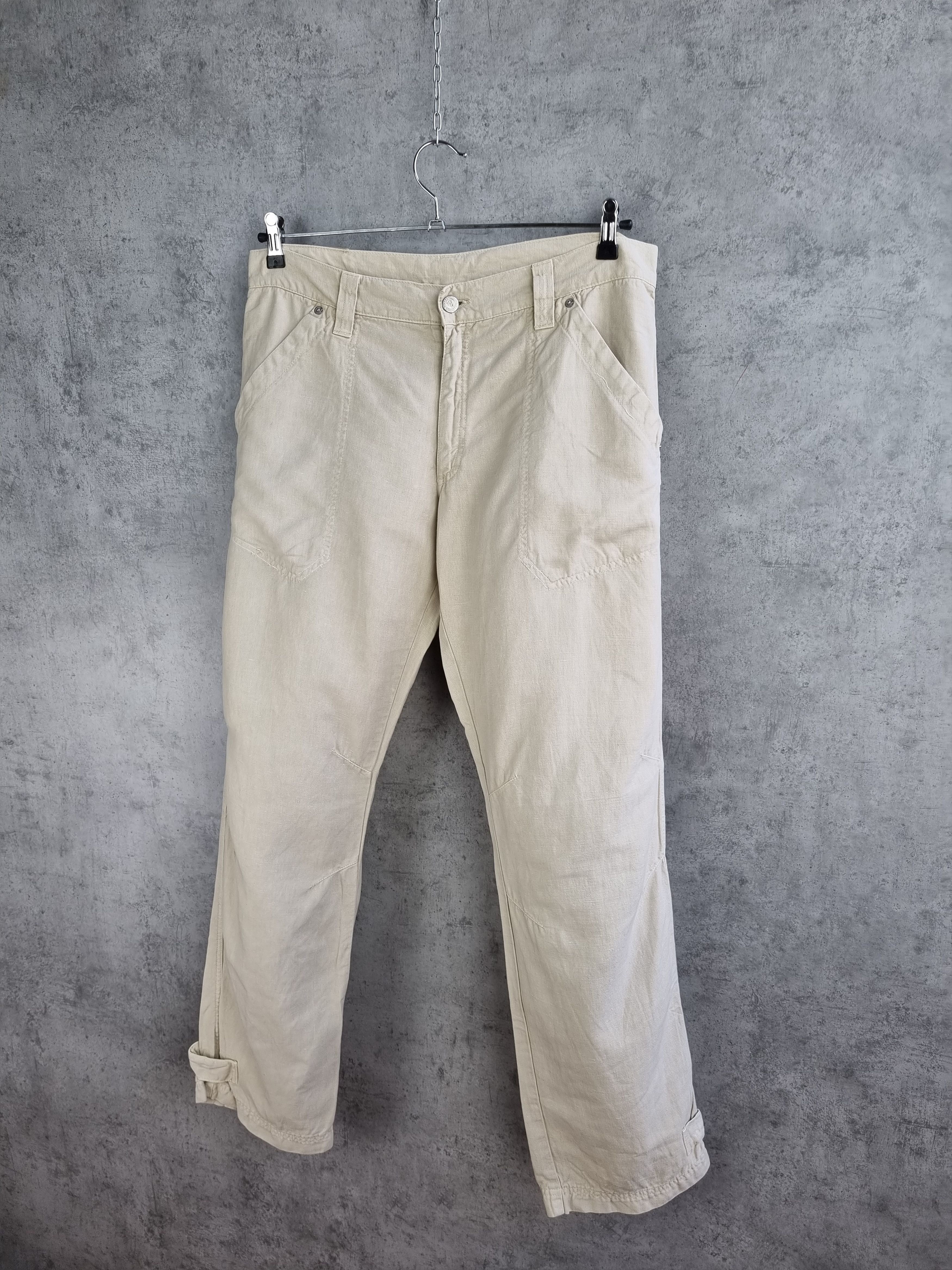 Dolce & Gabbana × Vintage Linen Summer Relaxed Fit Pant by Dolce & Gabbana Size US 32 / EU 48 - 1 Thumbnail
