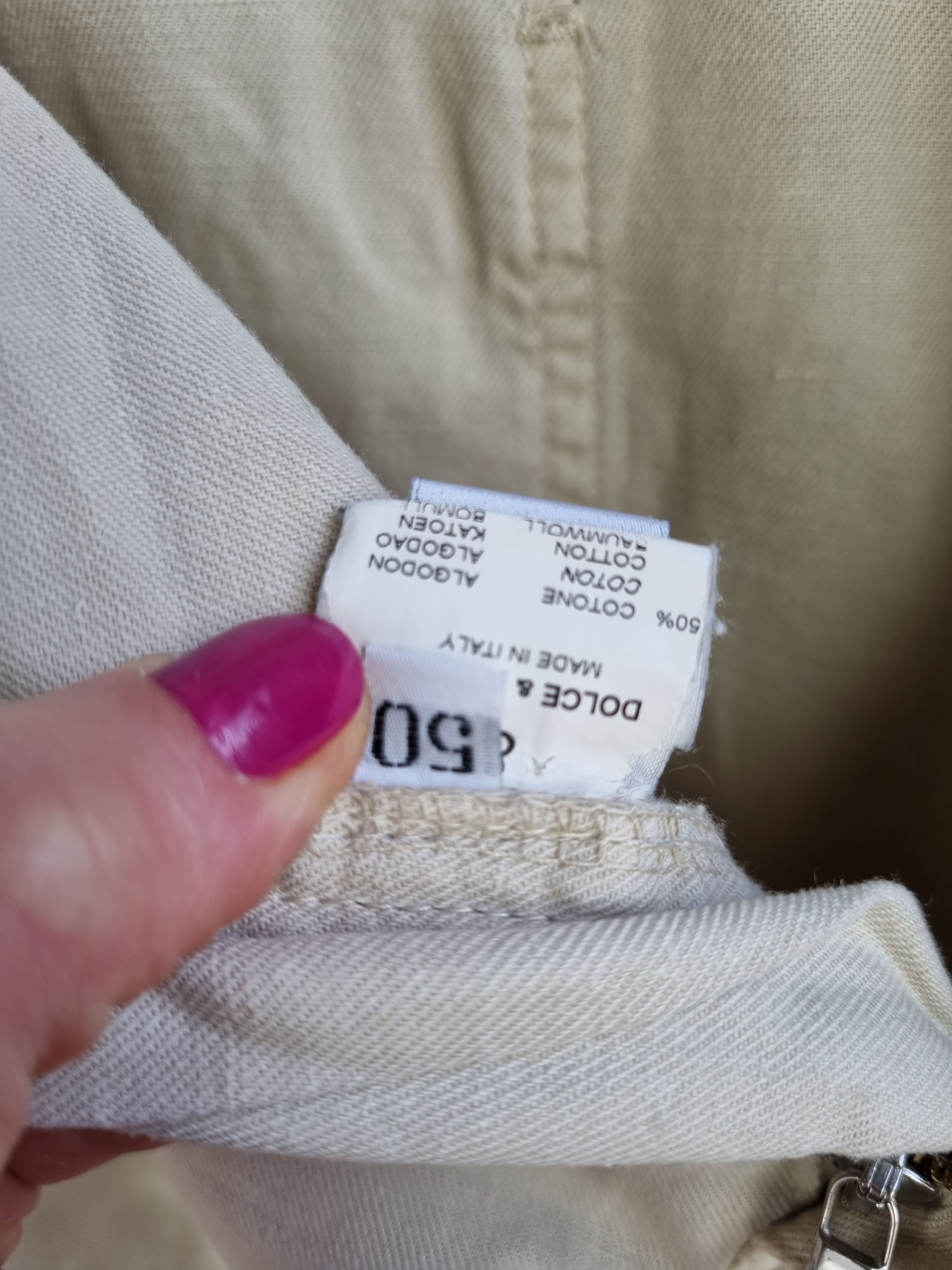 Dolce & Gabbana × Vintage Linen Summer Relaxed Fit Pant by Dolce & Gabbana Size US 32 / EU 48 - 5 Thumbnail