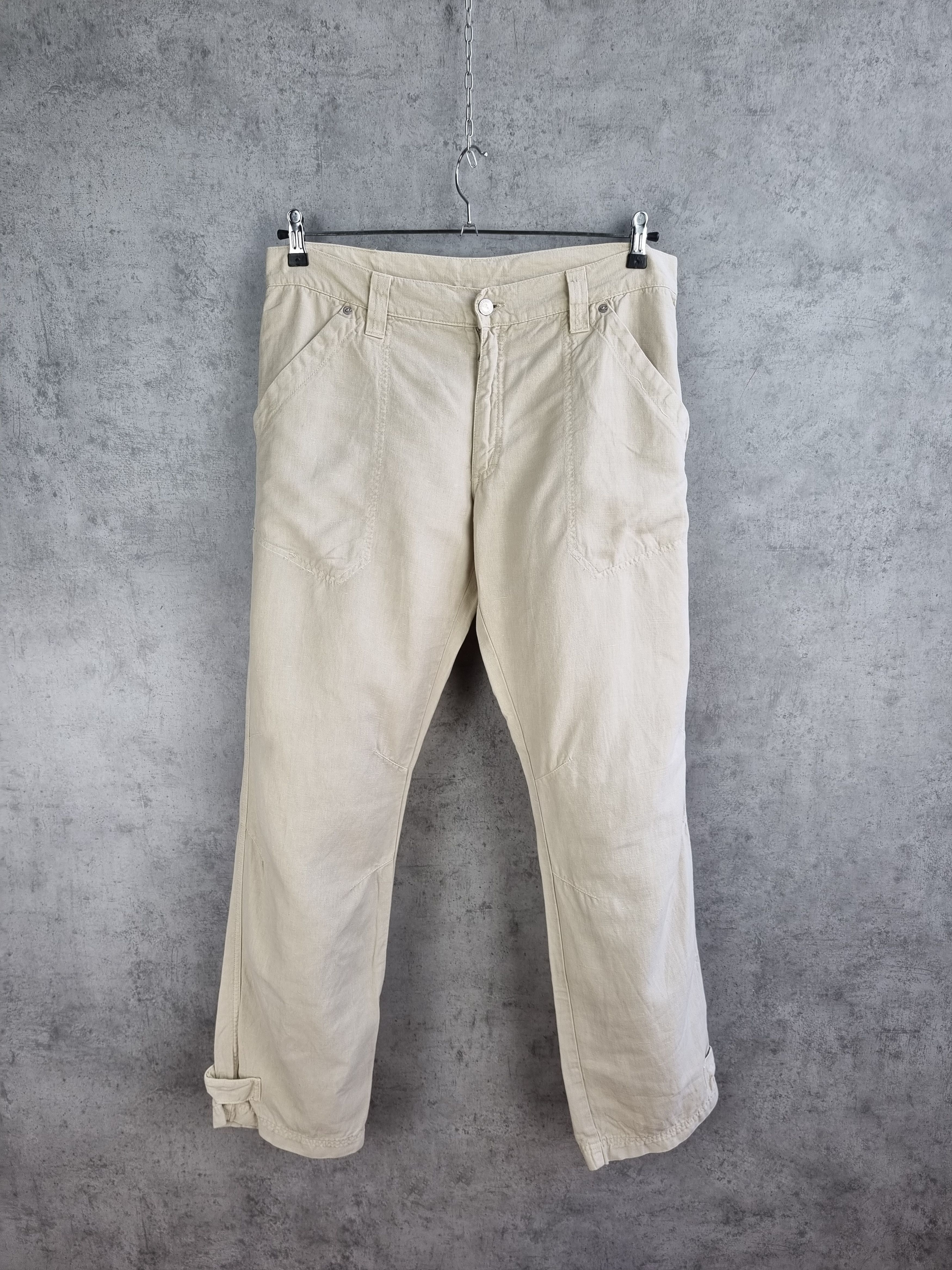 Dolce & Gabbana × Vintage Linen Summer Relaxed Fit Pant by Dolce & Gabbana Size US 32 / EU 48 - 19 Thumbnail