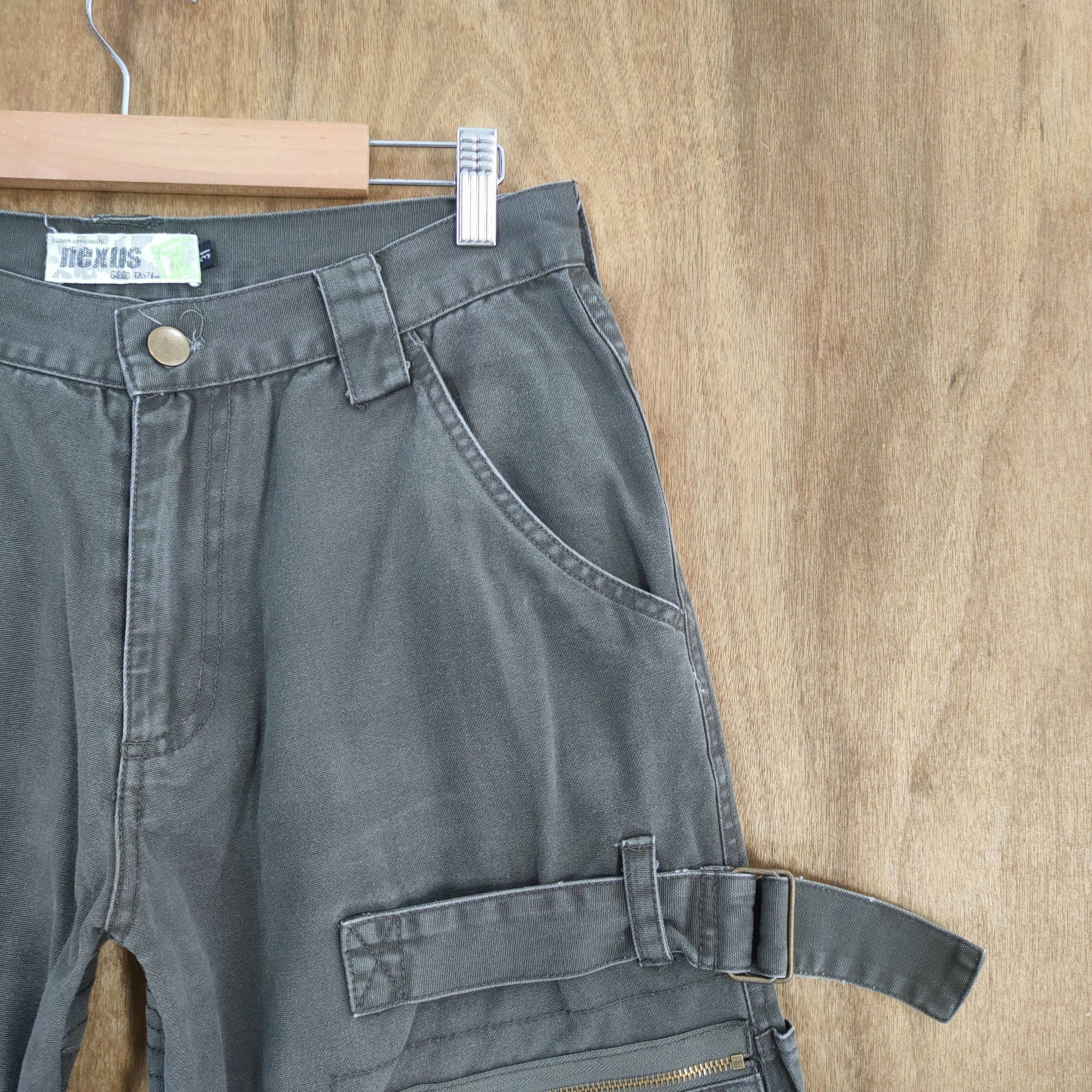 Japanese Brand VINTAGE NEXUS BONDAGE CARGO PANTS Size US 30 / EU 46 - 6 Thumbnail