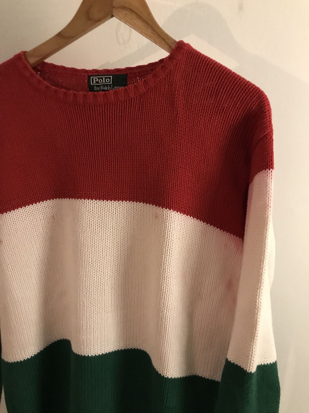 Polo Ralph Lauren P - RL 92 Polo Ralph Lauren Hand Knit Sweatshirt Size US M / EU 48-50 / 2 - 5 Thumbnail