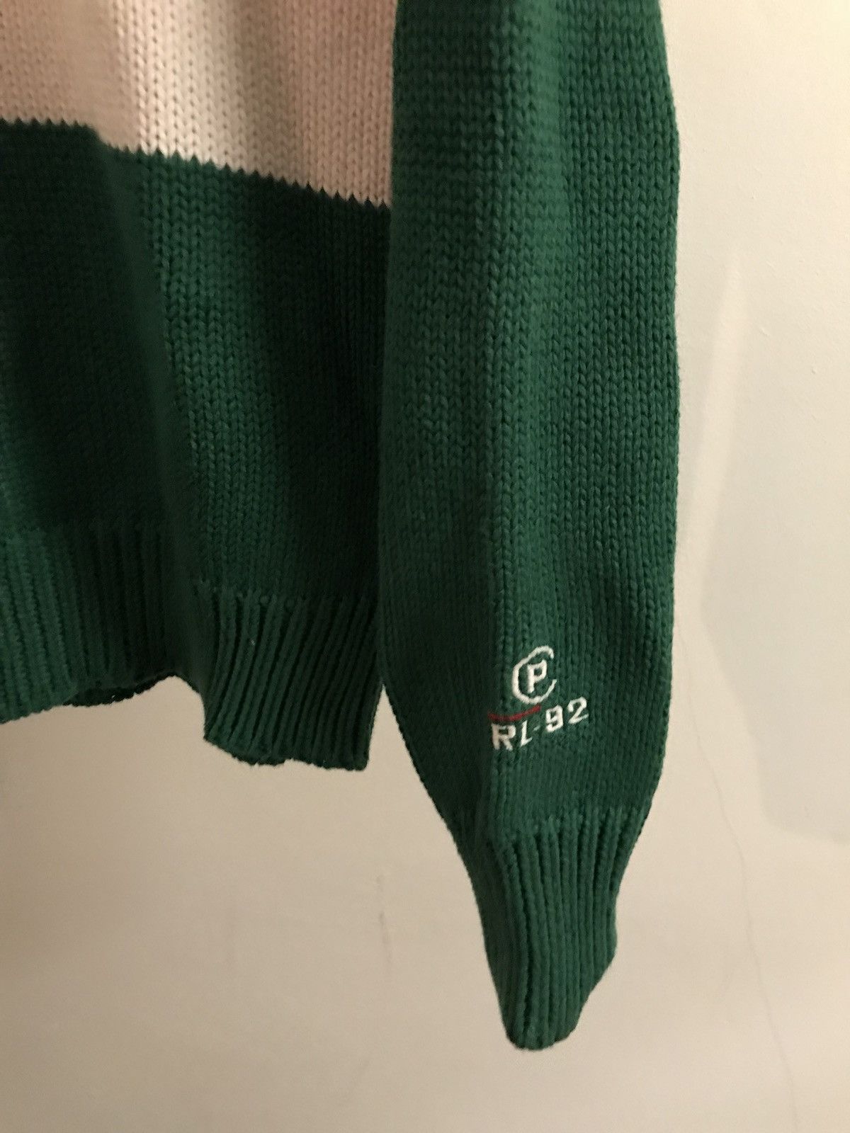 Polo Ralph Lauren P - RL 92 Polo Ralph Lauren Hand Knit Sweatshirt Size US M / EU 48-50 / 2 - 2 Thumbnail