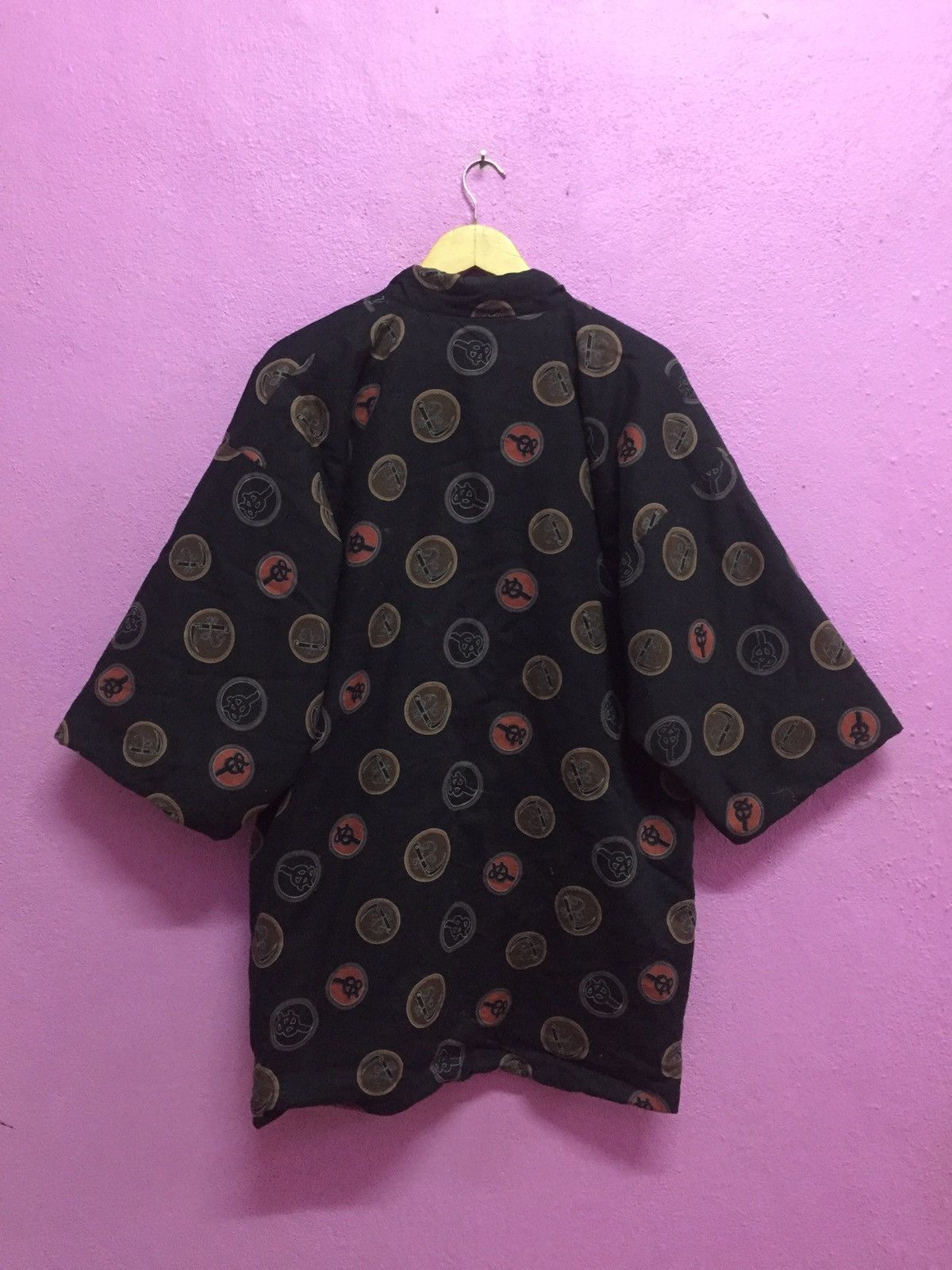 Japanese Brand Kimono Japanese Designs Traditional Size 38L - 2 Thumbnail