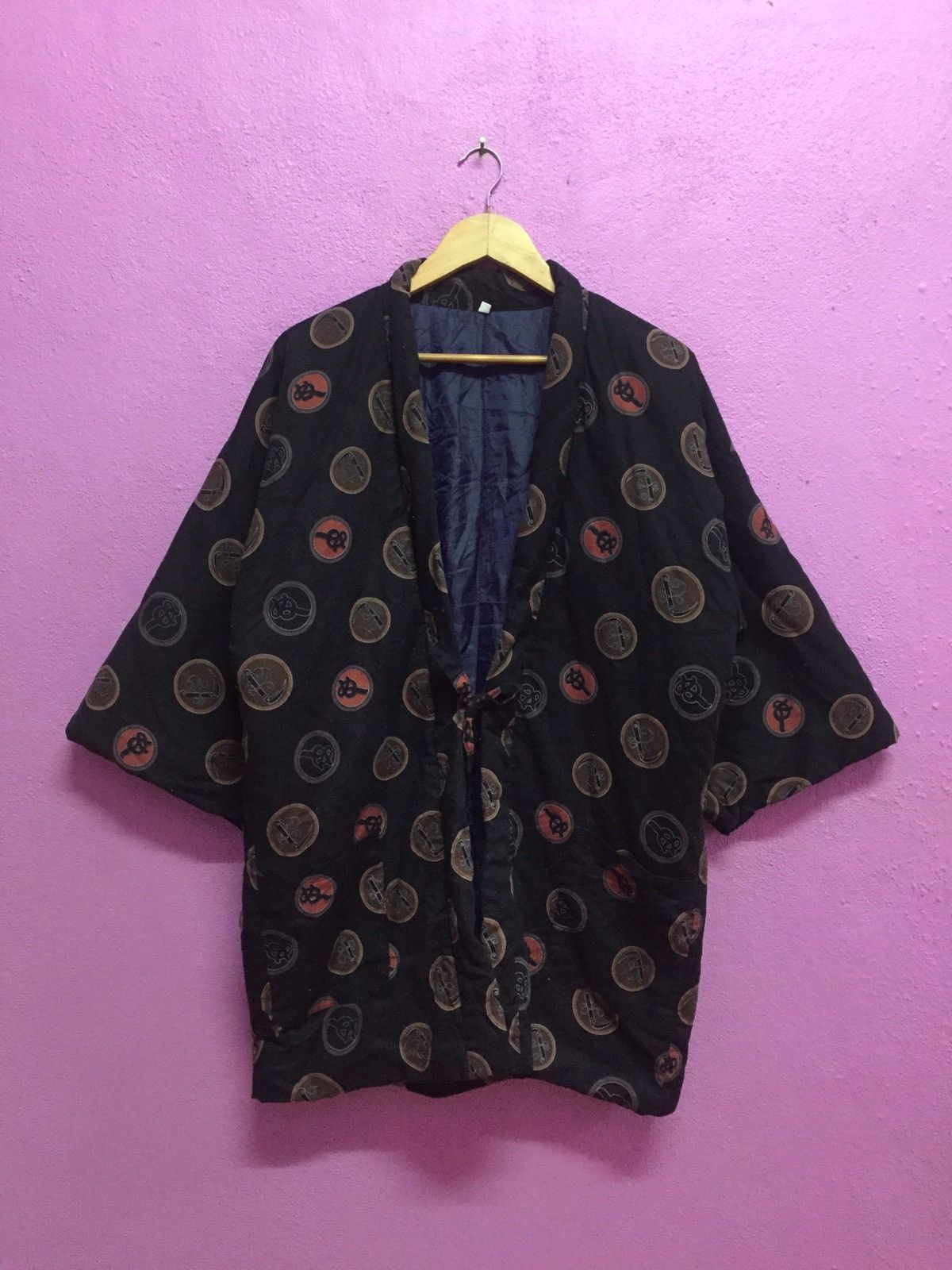 Japanese Brand Kimono Japanese Designs Traditional Size 38L - 1 Thumbnail