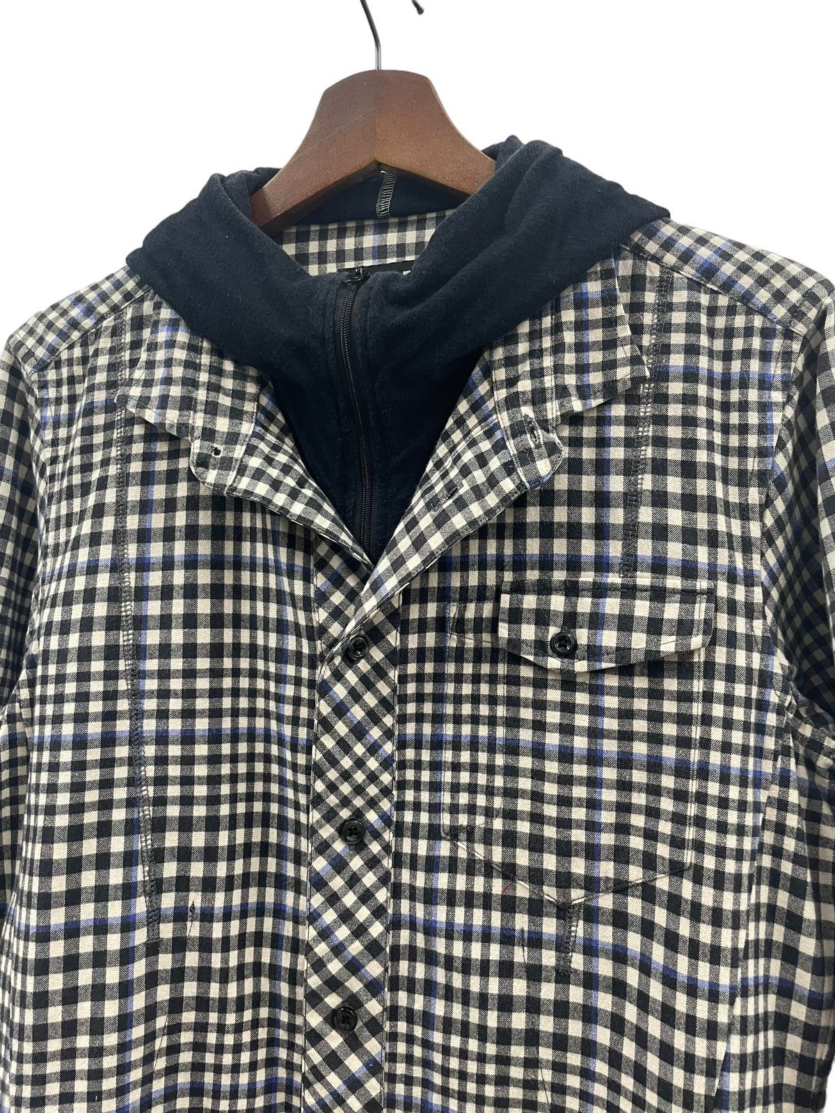 Japanese Brand × PPFM PPFM Flannel Hoodie Shirts Size US S / EU 44-46 / 1 - 5 Thumbnail