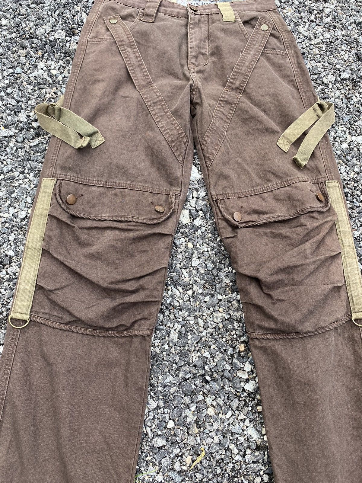 Vintage ‼️RARE‼️Vintage Parachute Bondage Cargo Pants Size US 30 / EU 46 - 4 Thumbnail
