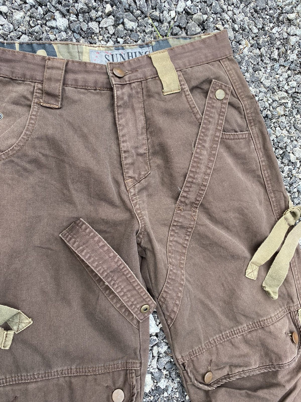 Vintage ‼️RARE‼️Vintage Parachute Bondage Cargo Pants Size US 30 / EU 46 - 7 Thumbnail