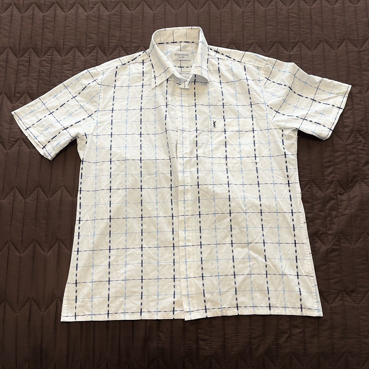 Vintage Yves Saint Laurent checked shirt YSL designer