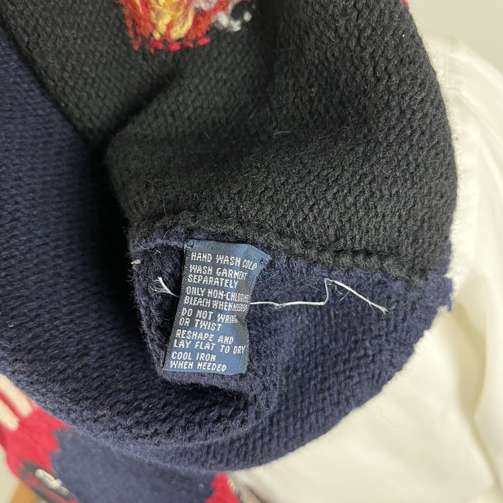 Polo Ralph Lauren Vintage Polo Ralph Lauren 9/11 FDNY Tribute Patchwork Knit Size US XL / EU 56 / 4 - 11 Thumbnail