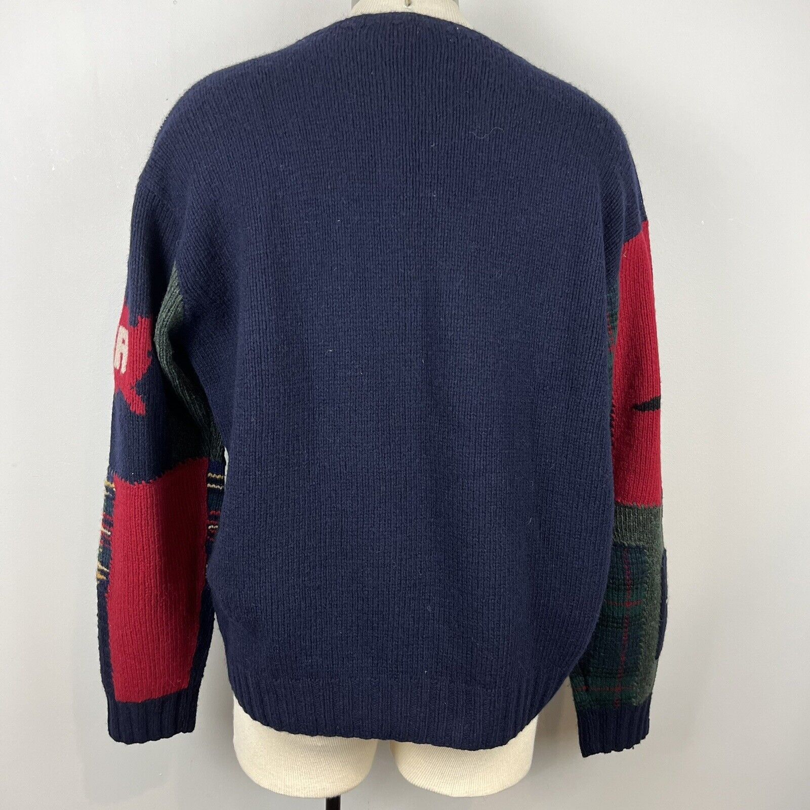 Polo Ralph Lauren Vintage Polo Ralph Lauren 9/11 FDNY Tribute Patchwork Knit Size US XL / EU 56 / 4 - 3 Thumbnail
