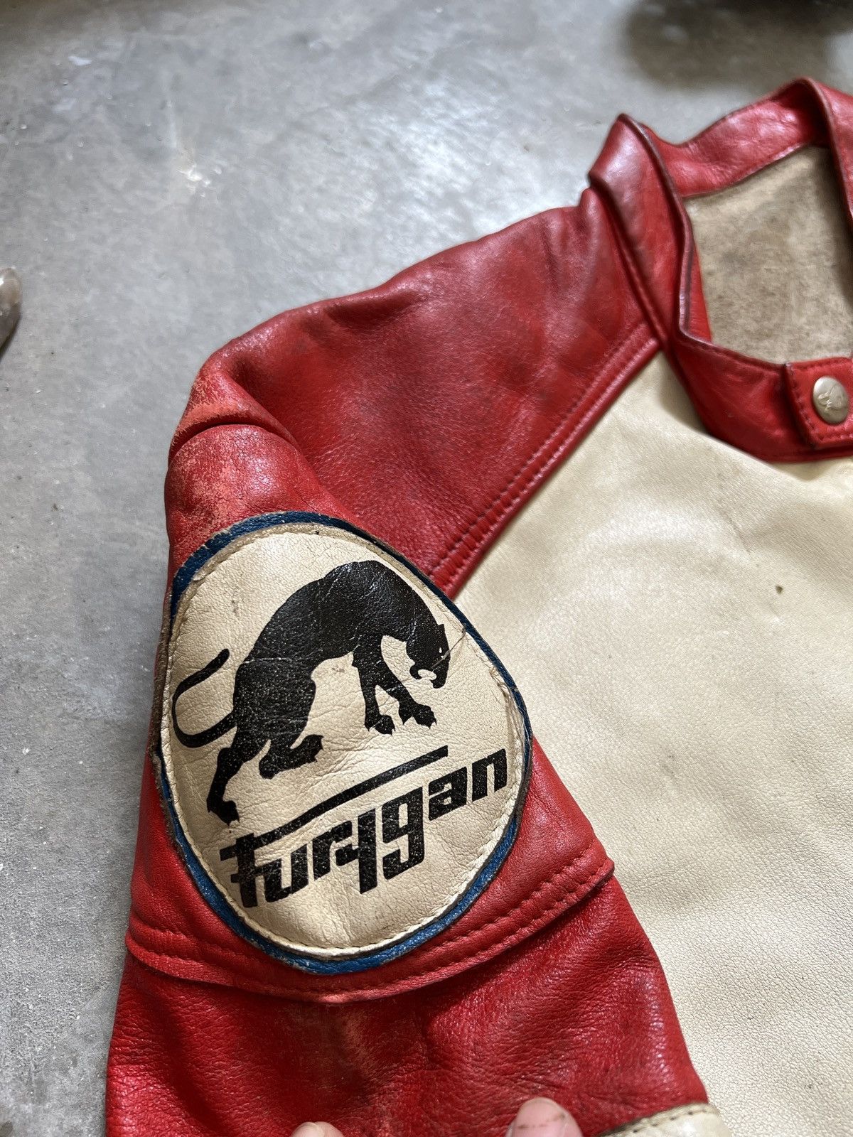 Leather × Vintage Vintage 🖤 Honda Furygan Fully Leather Racing Overalls Size US 32 / EU 48 - 13 Thumbnail